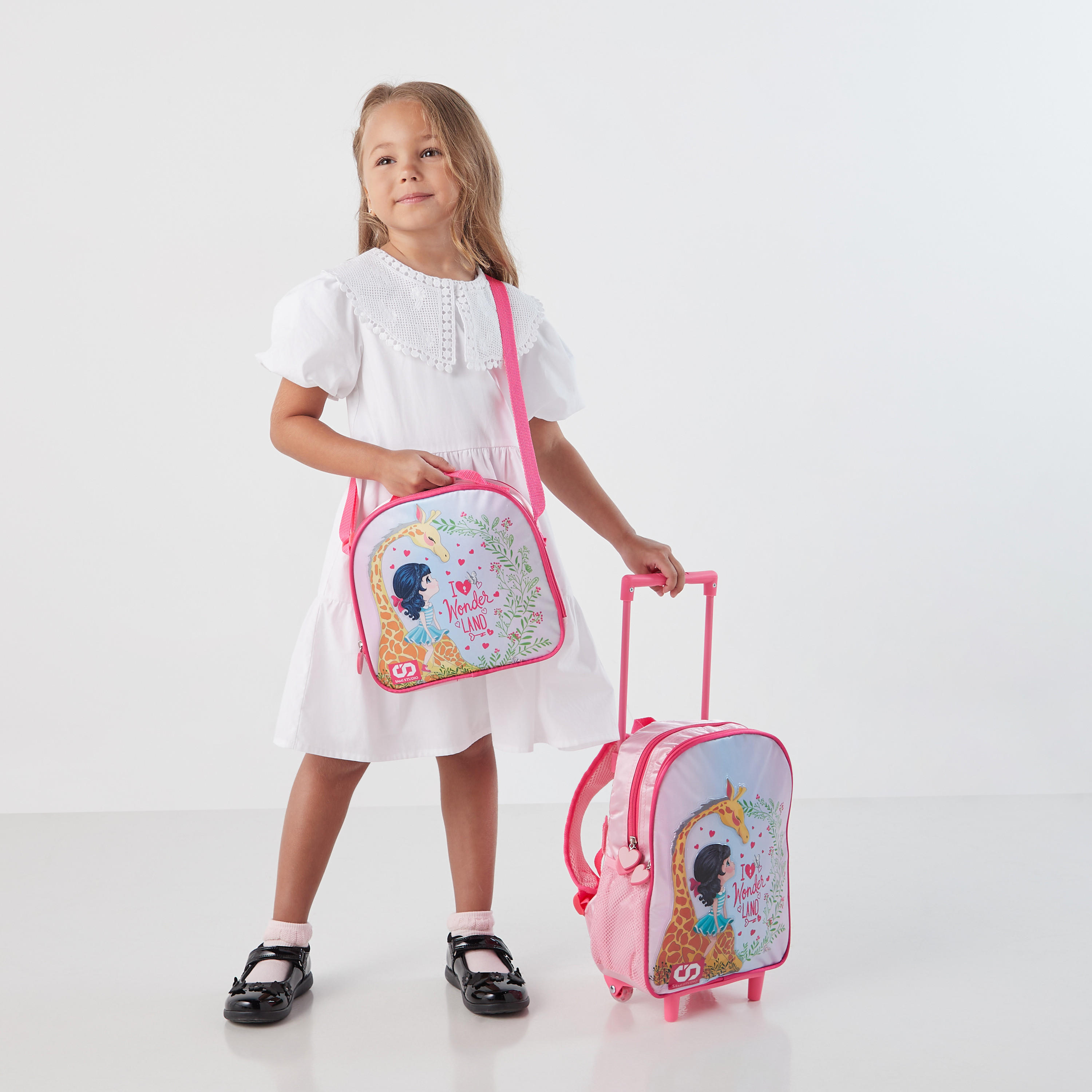SAMI STUDIO Printed 12-inch Trolley Backpack with Lunch Bag & Pencil Pouch - 1-Year Warranty-school-bagsandbackpacks-sets-image-2