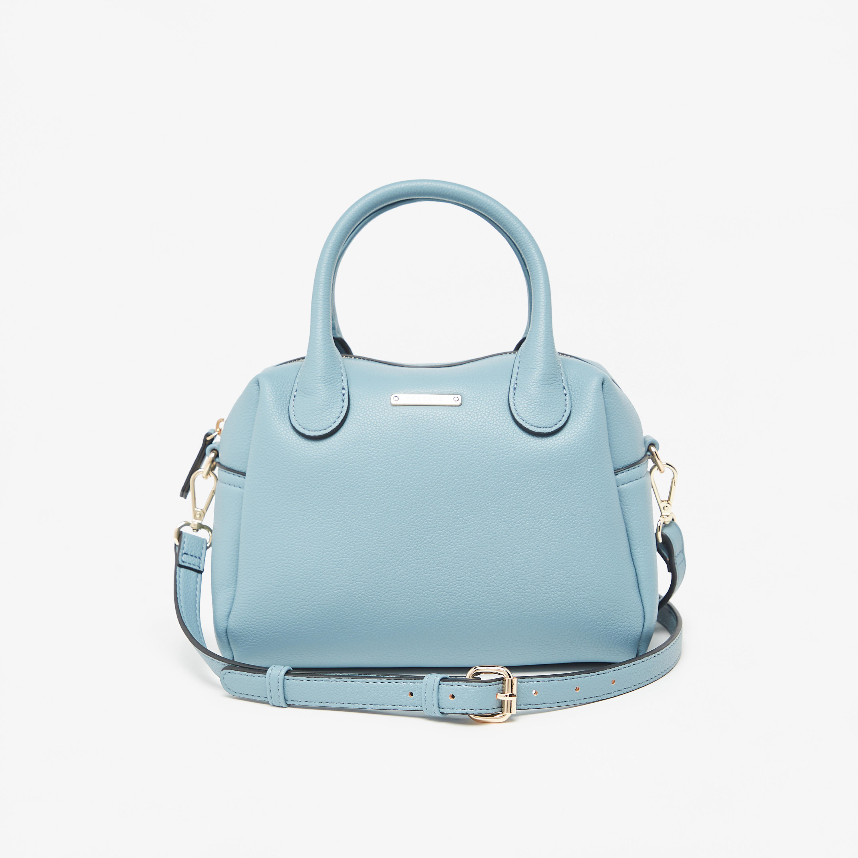 شنطة توتي سادة بمقابض مزدوجة وحزام قابل للفصل-women-bagsandwallets-handbags-image-1