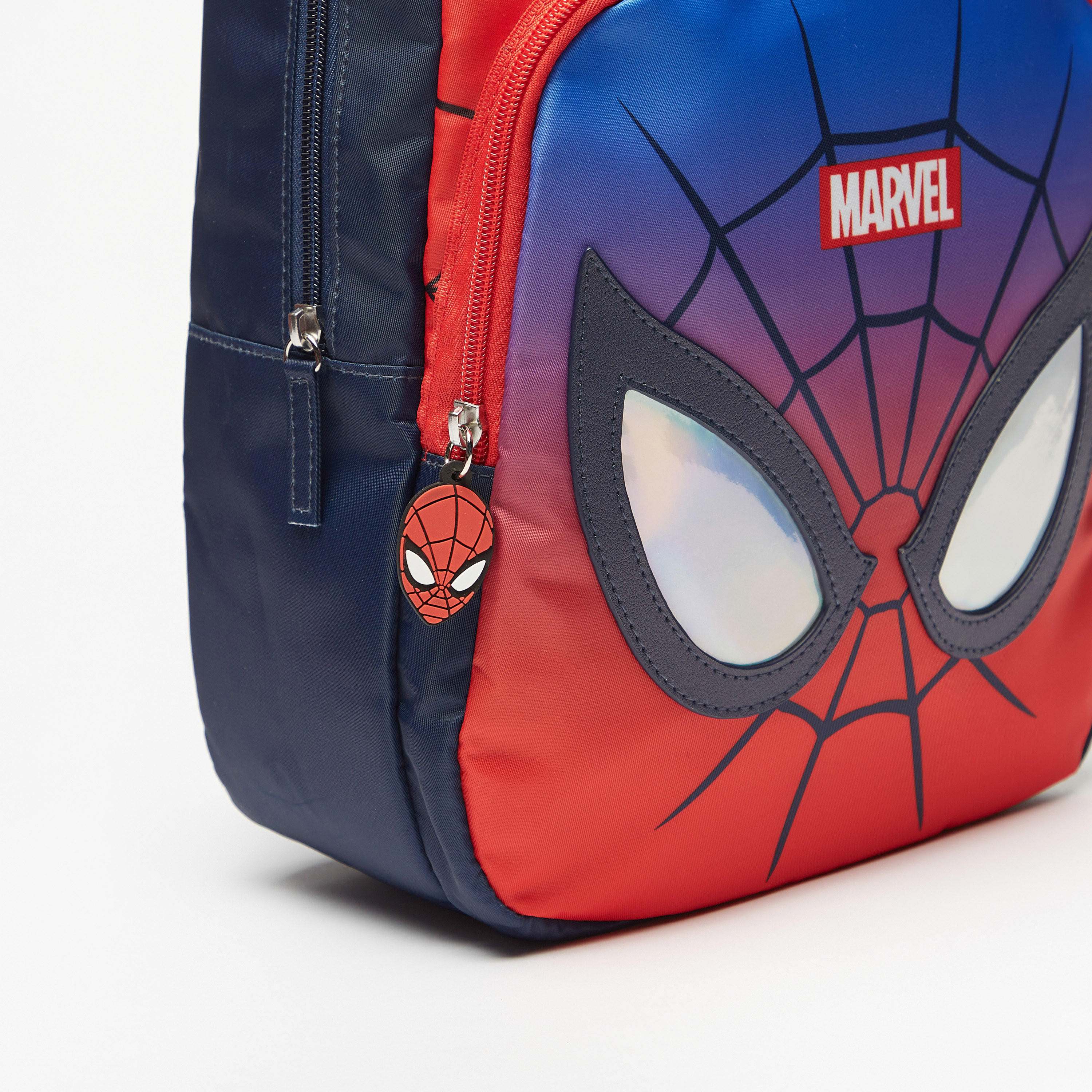 Marvel Spider-Man Print Backpack with Zip Closure and Adjustable Straps-school-bagsandbackpacks-backpacks-image-3