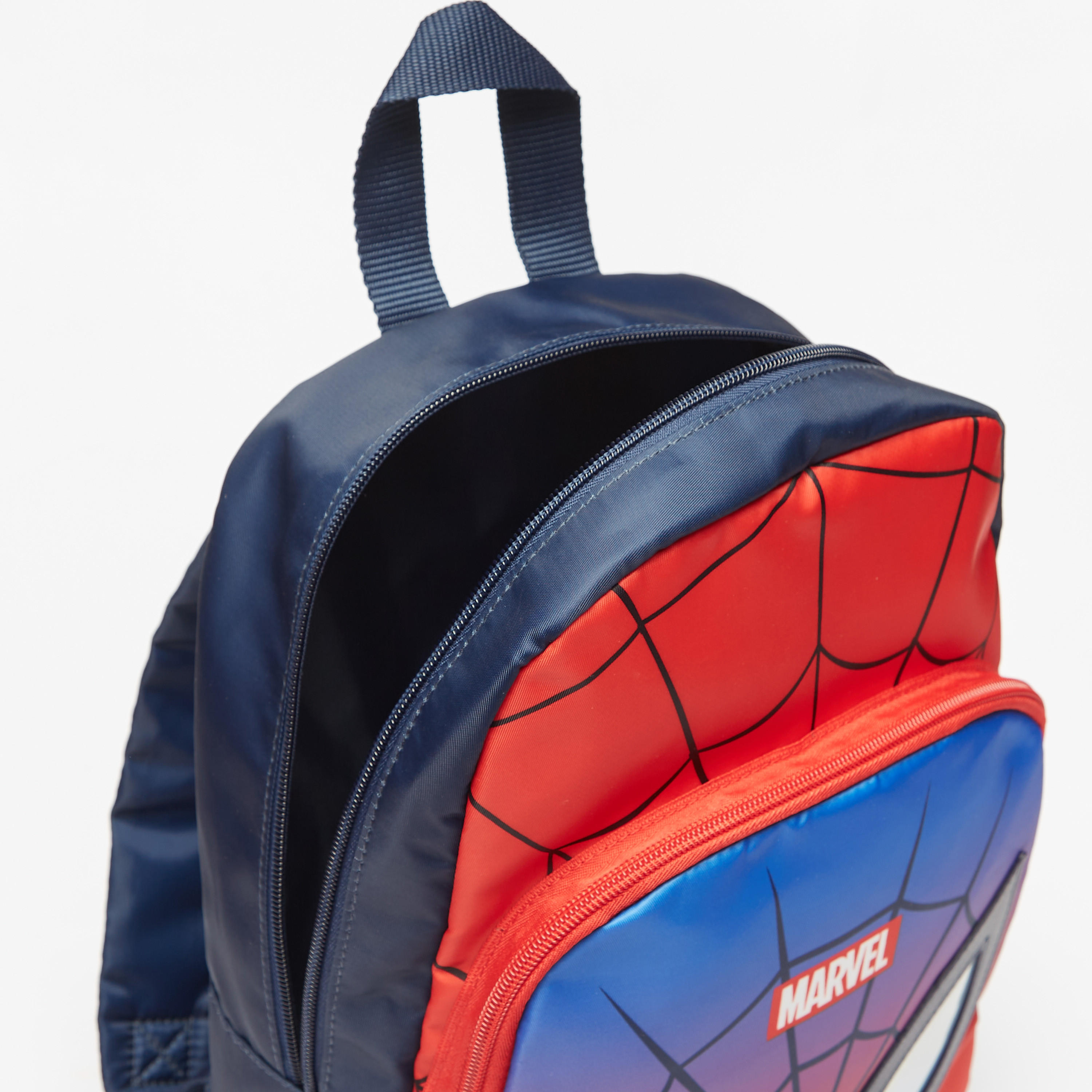Marvel Spider-Man Print Backpack with Zip Closure and Adjustable Straps-school-bagsandbackpacks-backpacks-image-4