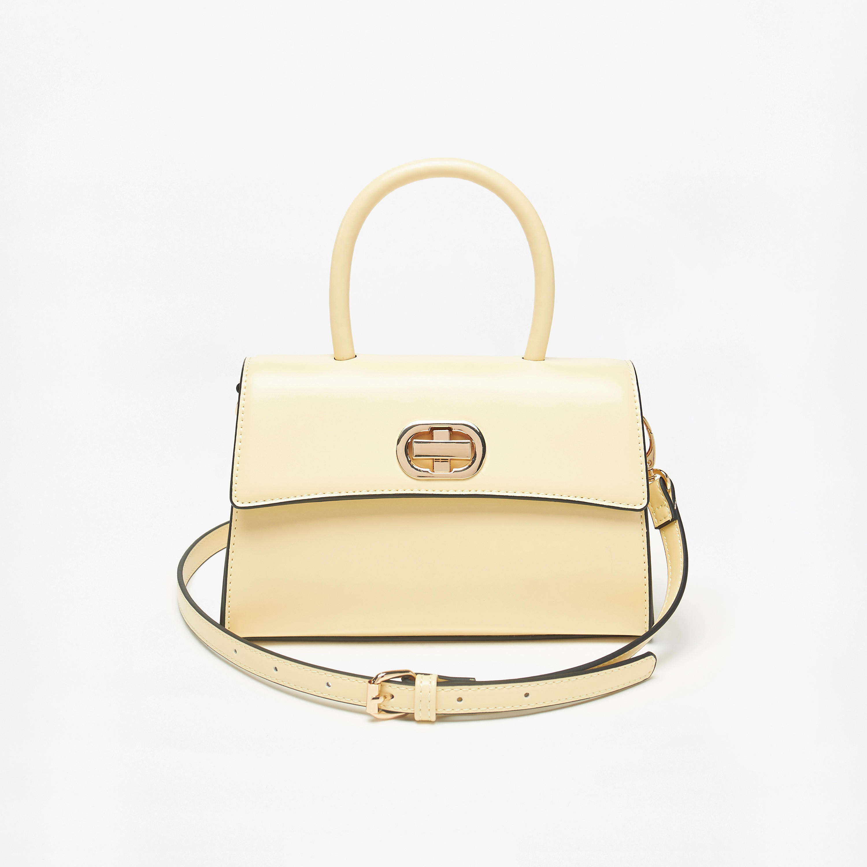 شنطة ساتشيل سادة بقفل إغلاق دوّار من سيليست-women-bagsandwallets-handbags-image-1