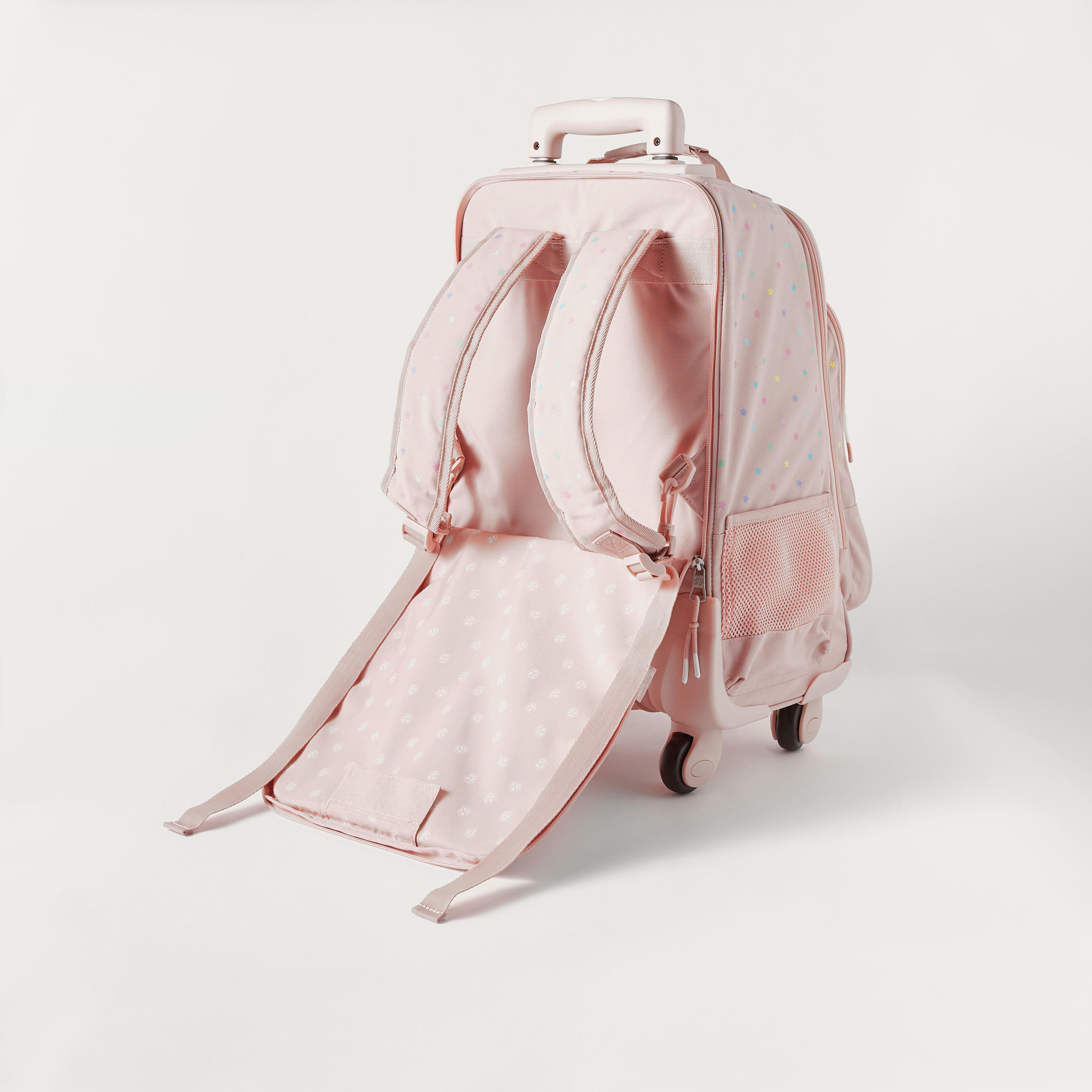 شنطة ظهر ترولي بطبعات لندن من بيبي جينز - 33x44x21 سم - ضمان سنتان-school-bagsandbackpacks-trolleybags-image-5