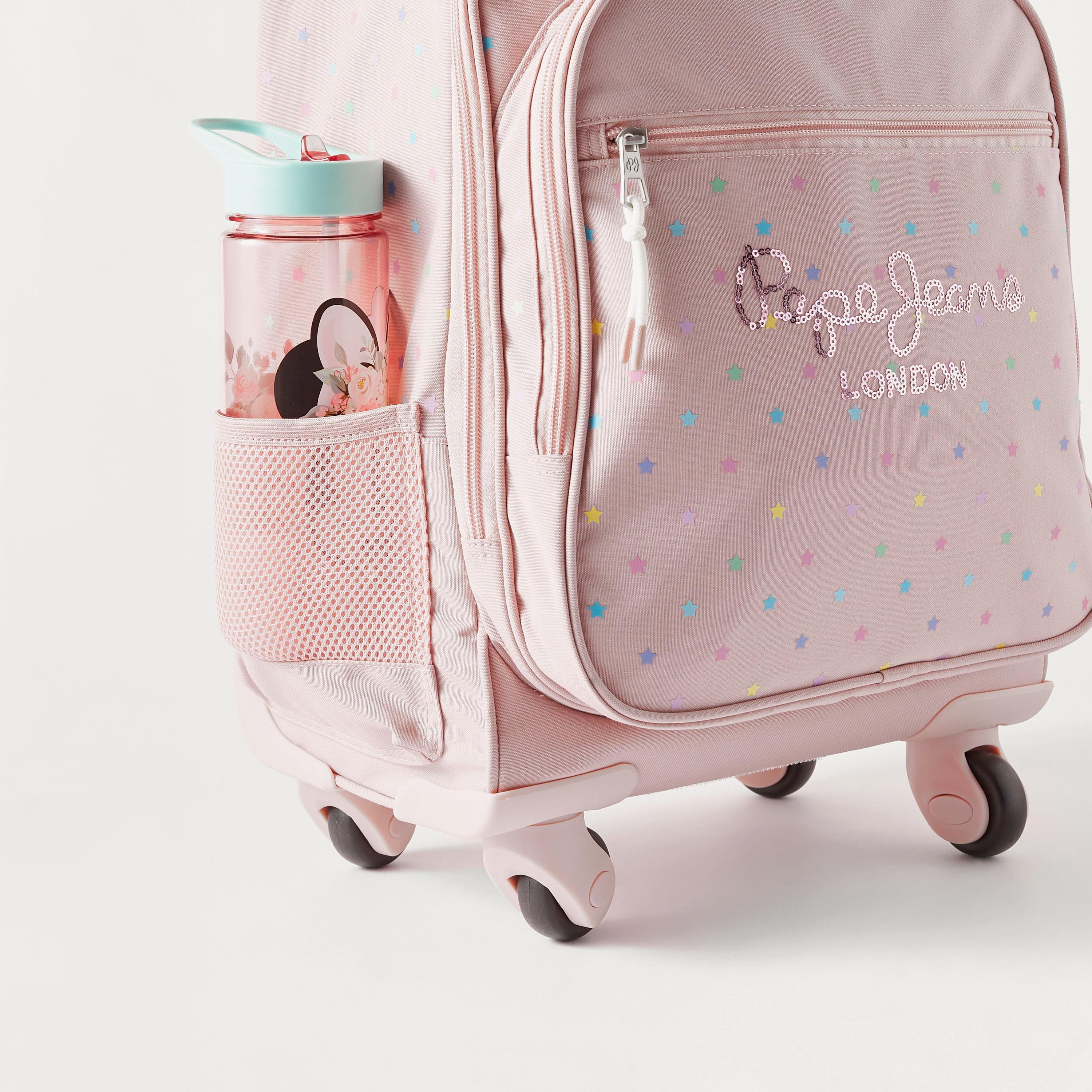 شنطة ظهر ترولي بطبعات لندن من بيبي جينز - 33x44x21 سم - ضمان سنتان-school-bagsandbackpacks-trolleybags-image-7