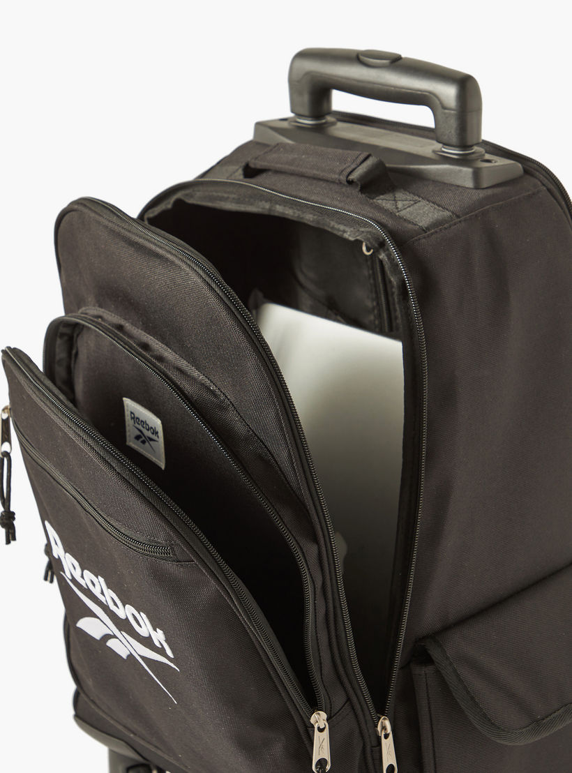 Reebok Logo Print Convertible Trolley Backpack - 33x44x21 cms 2-Year Warranty-school-bagsandbackpacks-trolleybags-image-9