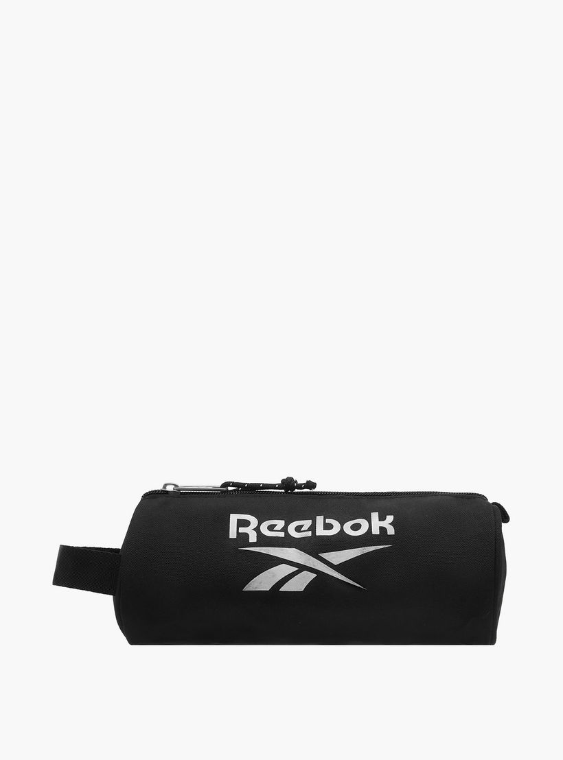 Reebok Logo Print Pencil Pouch with Zip Closure - 2-Year Warranty-school-stationery-pencilcases-image-1