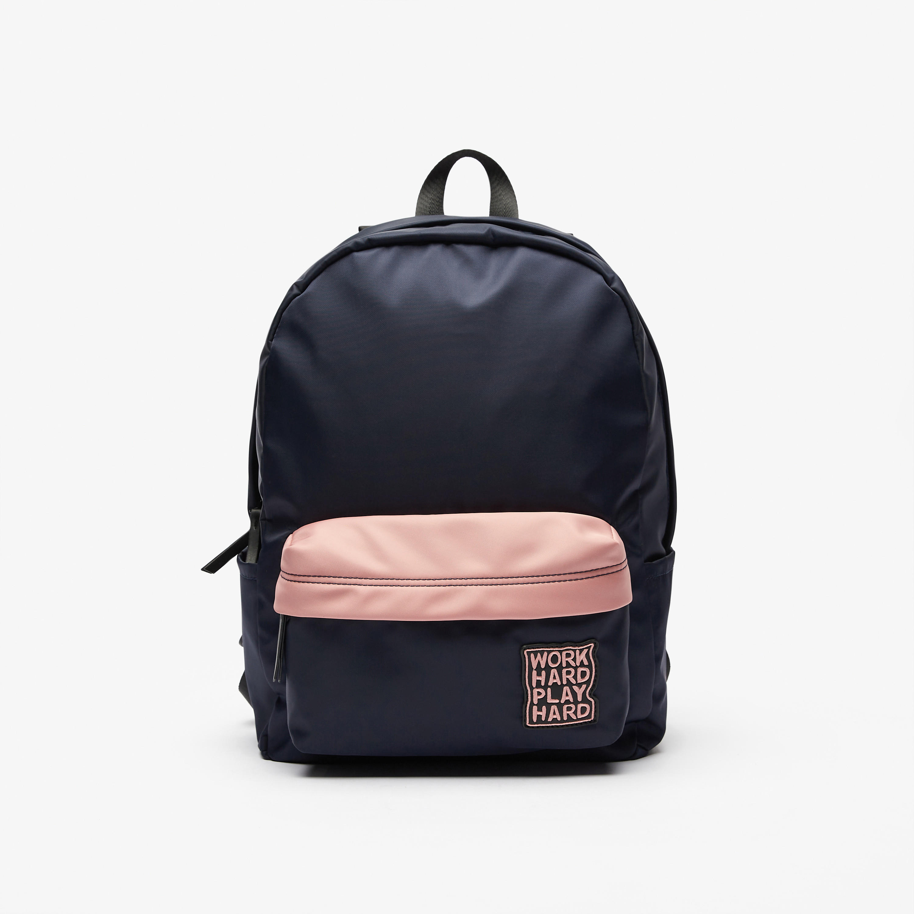 Missy Applique Detail Backpack with Adjustable Straps and Zip Closure - 11x32x42 cm-men-bags-image-1