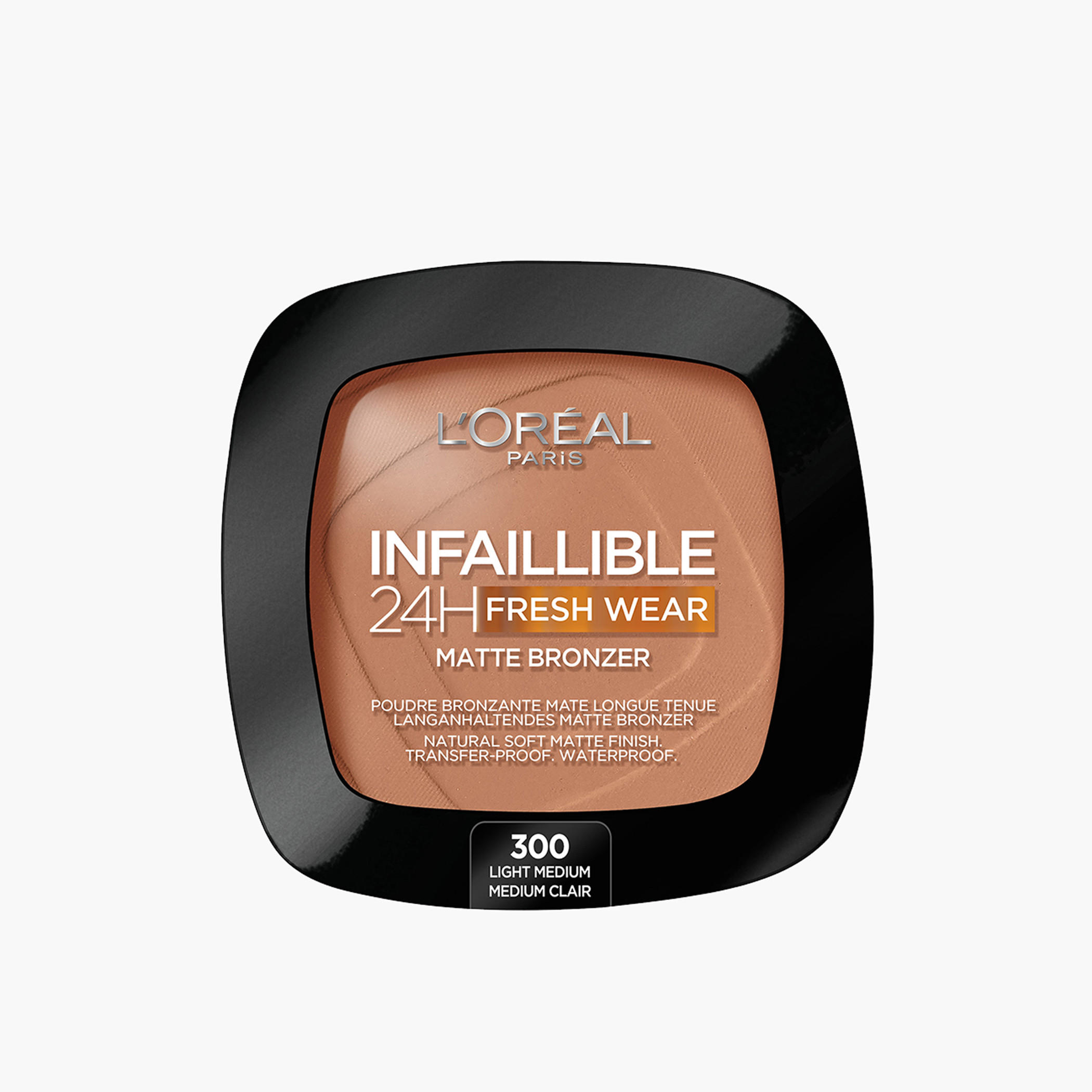 برونزر مطفي انفاليبل 24 ساعة فريش وير من لوريال باريس-beautyandpersonalcare-makeup-face-foundations-image-1