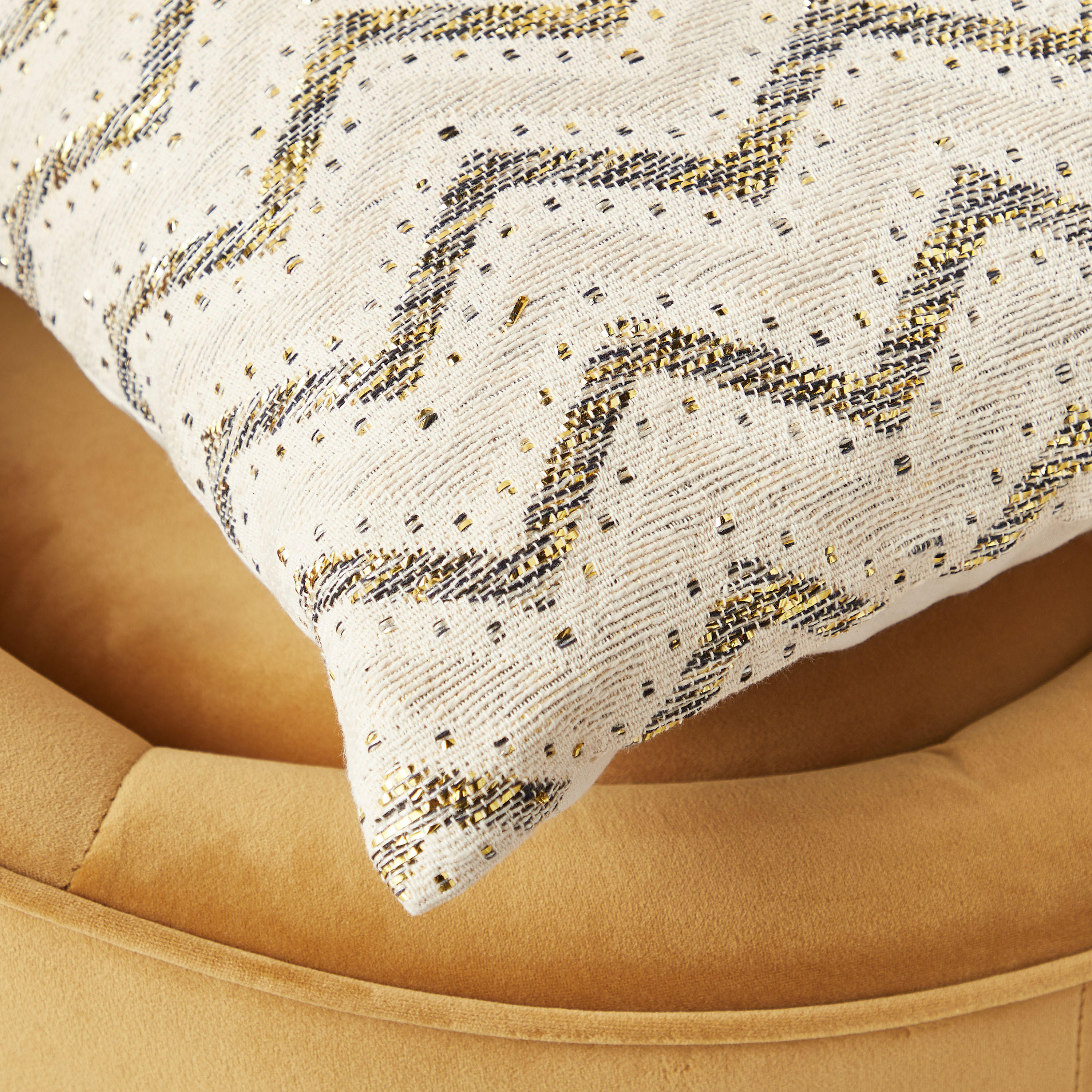Embellished Cushion Cover - 45x45 cms-household-cushionsandthrows-cushioncovers-image-3