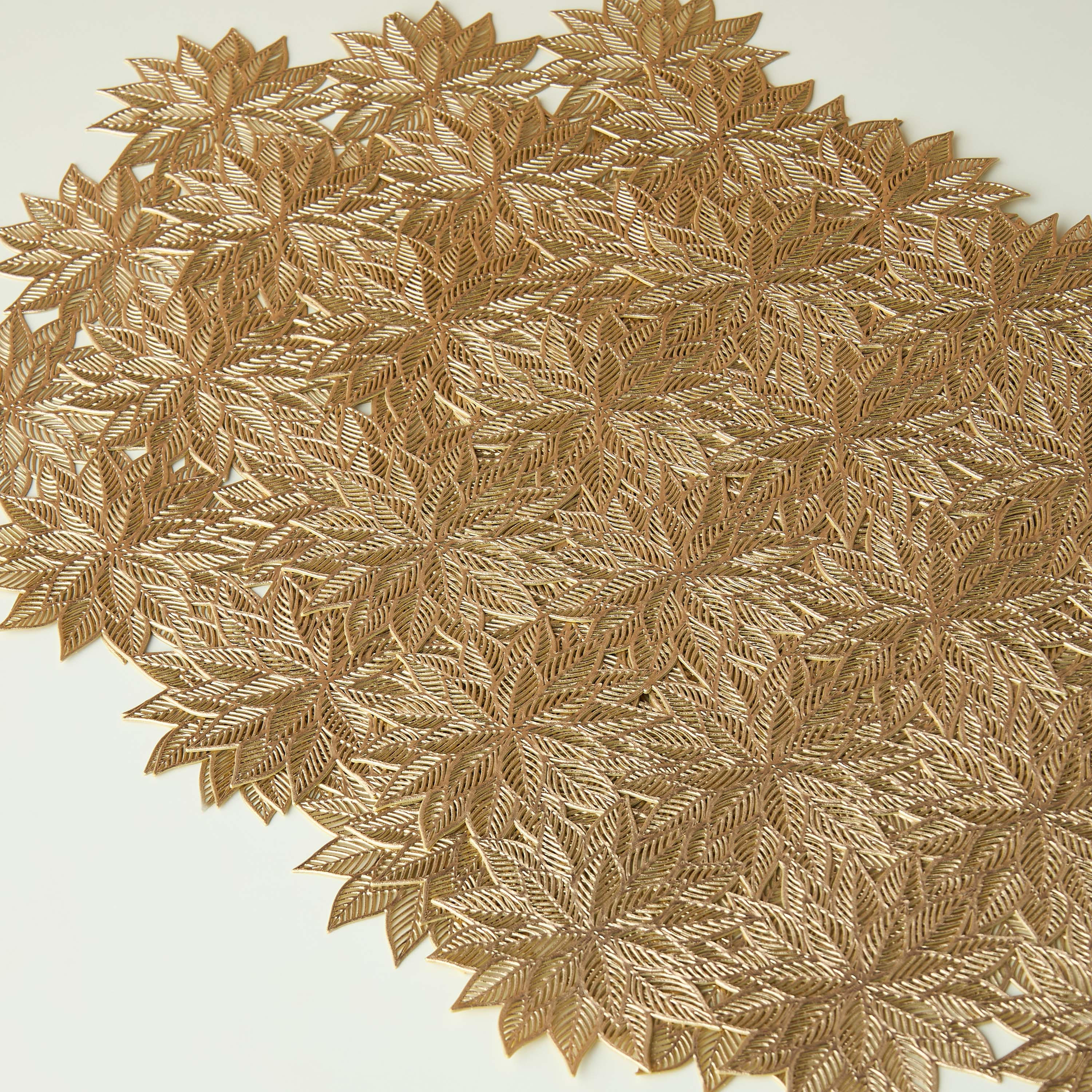 Floral Textured Placemat - 38 cms-household-dining-tablelinen-placemats-image-4