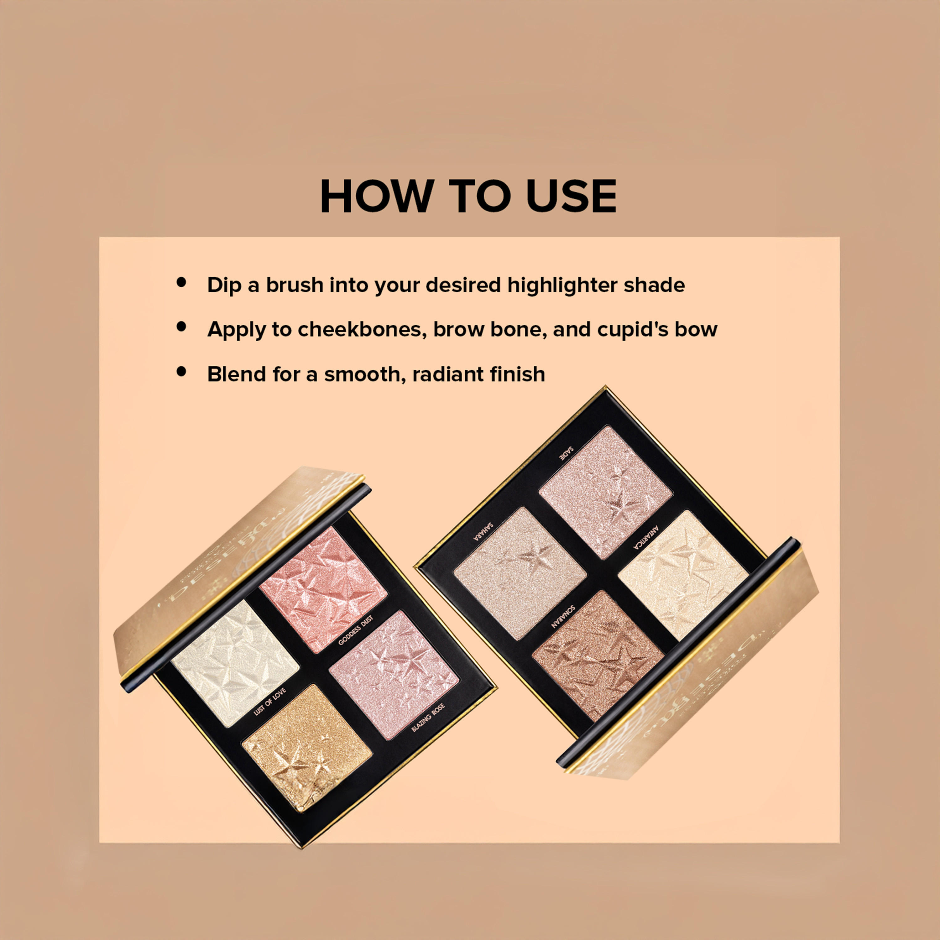 باليت هايلايتر ديزرت جلو من ديلي لايف فورإيفر 52 - 21 جرام-beautyandpersonalcare-makeup-face-highlighters-image-5