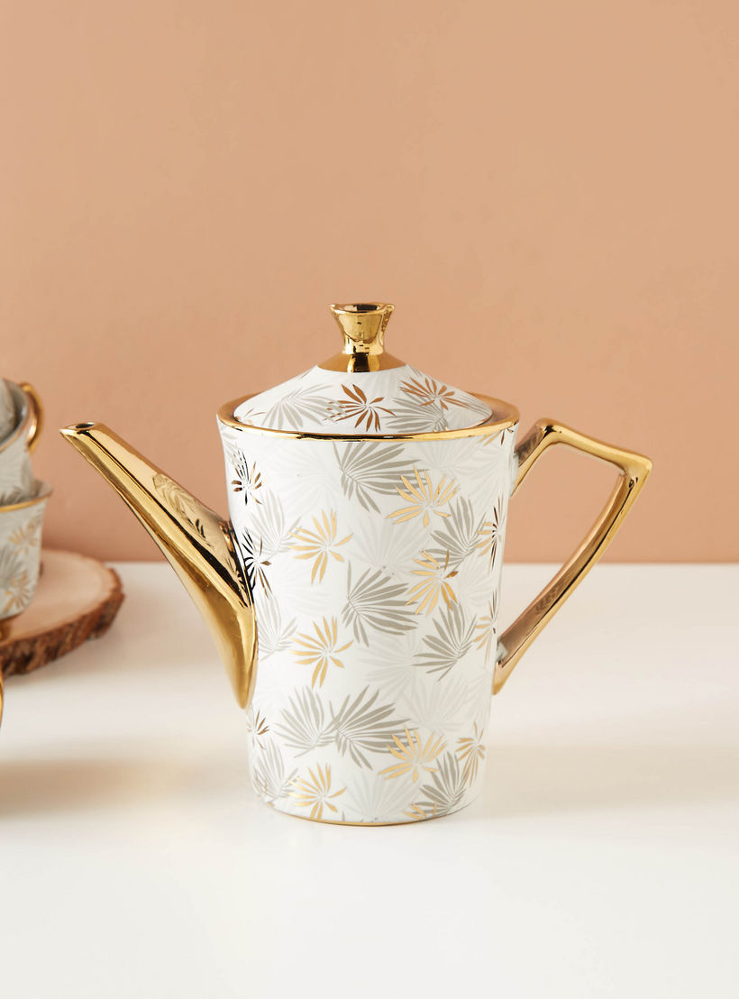 Floral Print 13-Piece Cup and Saucer Set-household-dining-teaandcoffee-teaandcoffeesets-image-3