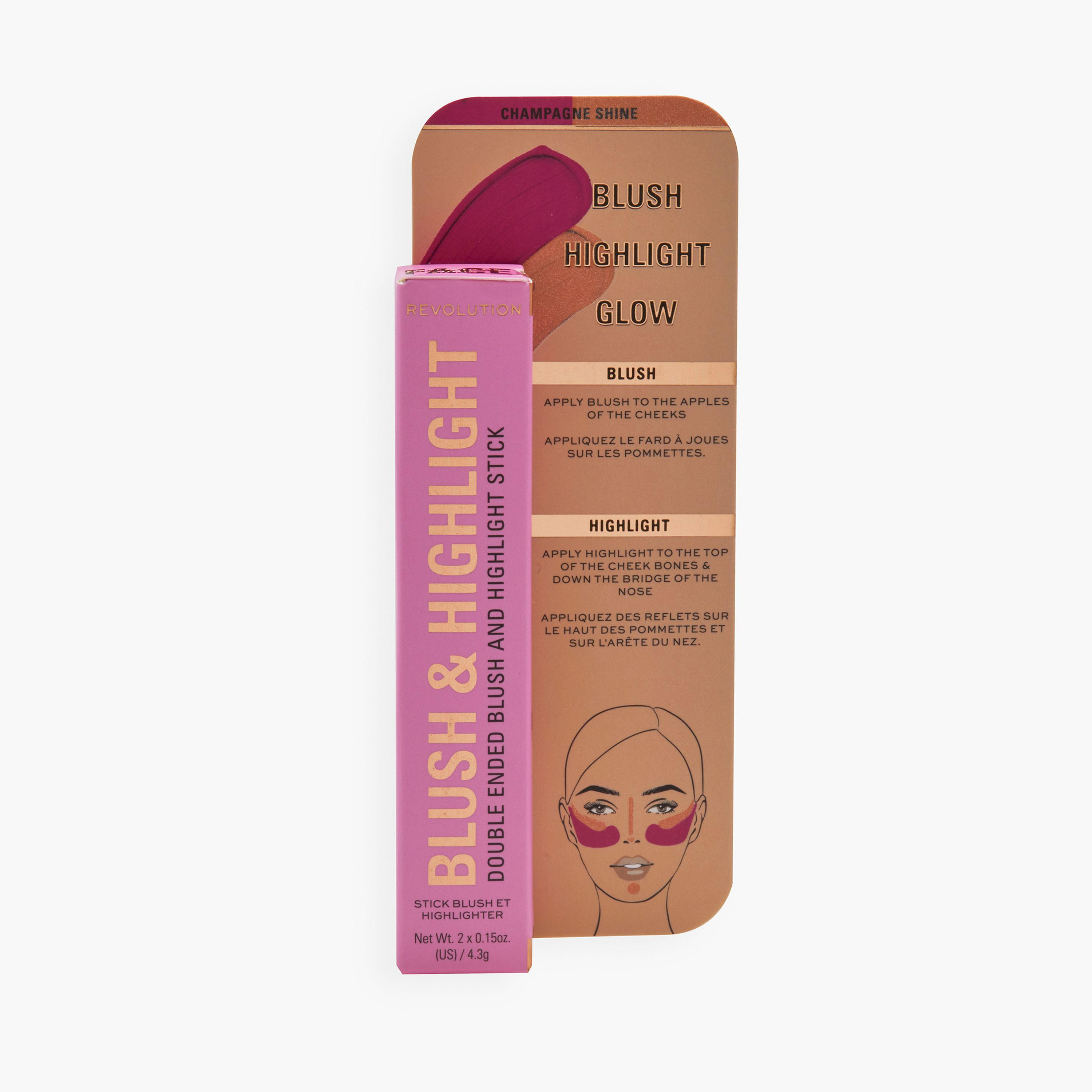 احمر خدود وهايلايت ستيك ميك اب ريفوليوشن-beautyandpersonalcare-makeup-face-highlighters-image-1