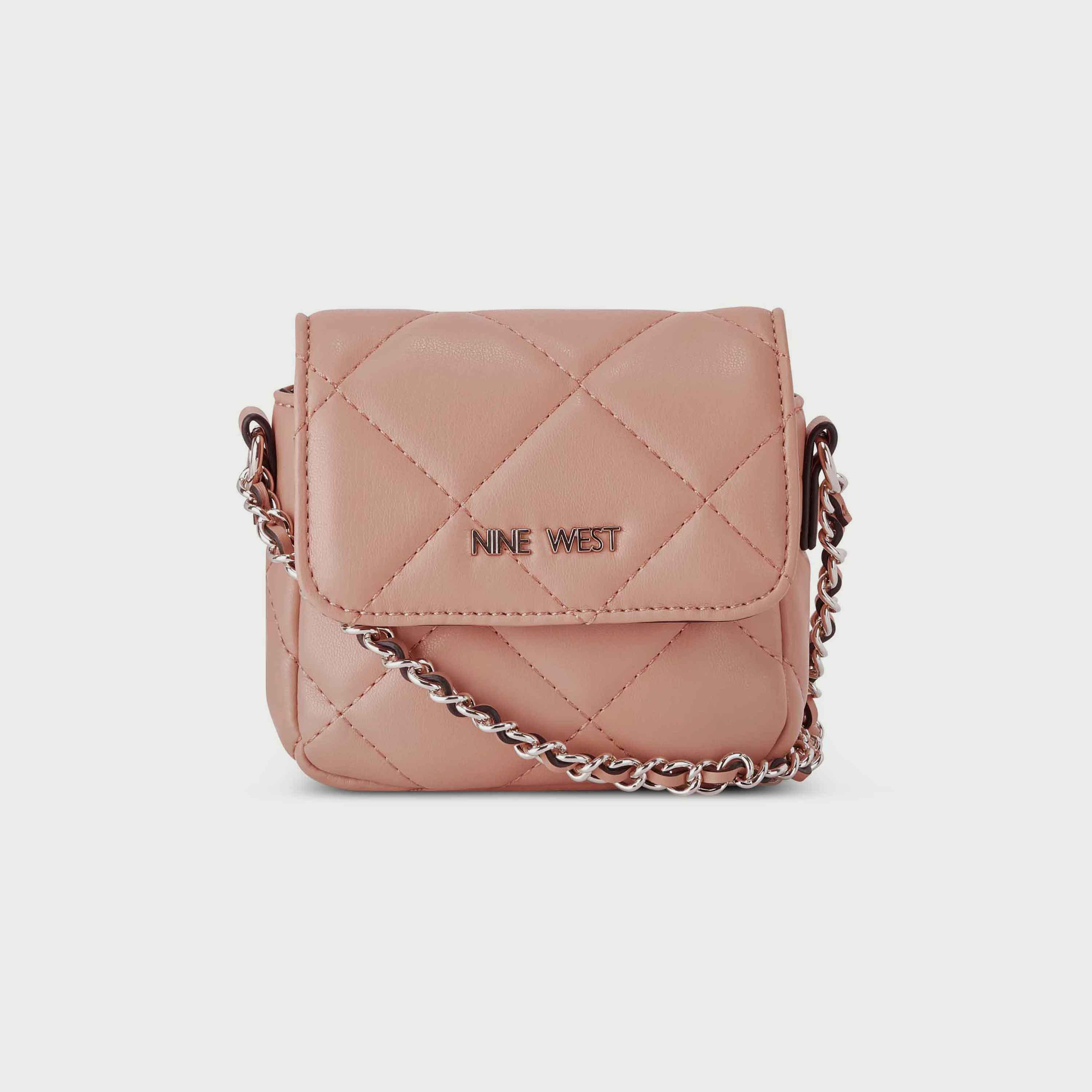 Nine West Crescent Quilted Crossbody Bag with Zip Closure and Strap in Beige-women-bagsandwallets-handbags-image-14