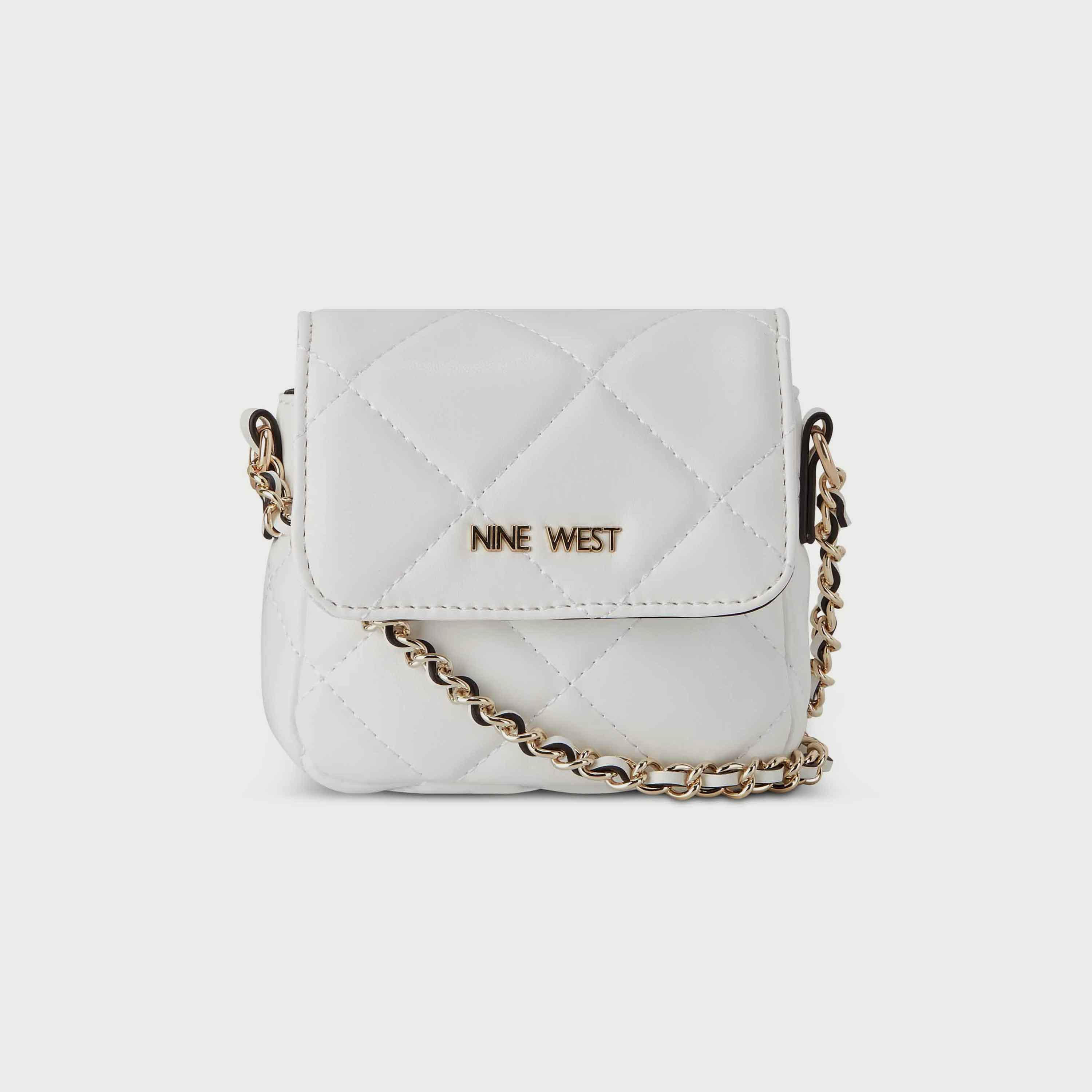 Nine West Crescent Quilted Crossbody Bag with Zip Closure and Strap in Beige-women-bagsandwallets-handbags-image-5