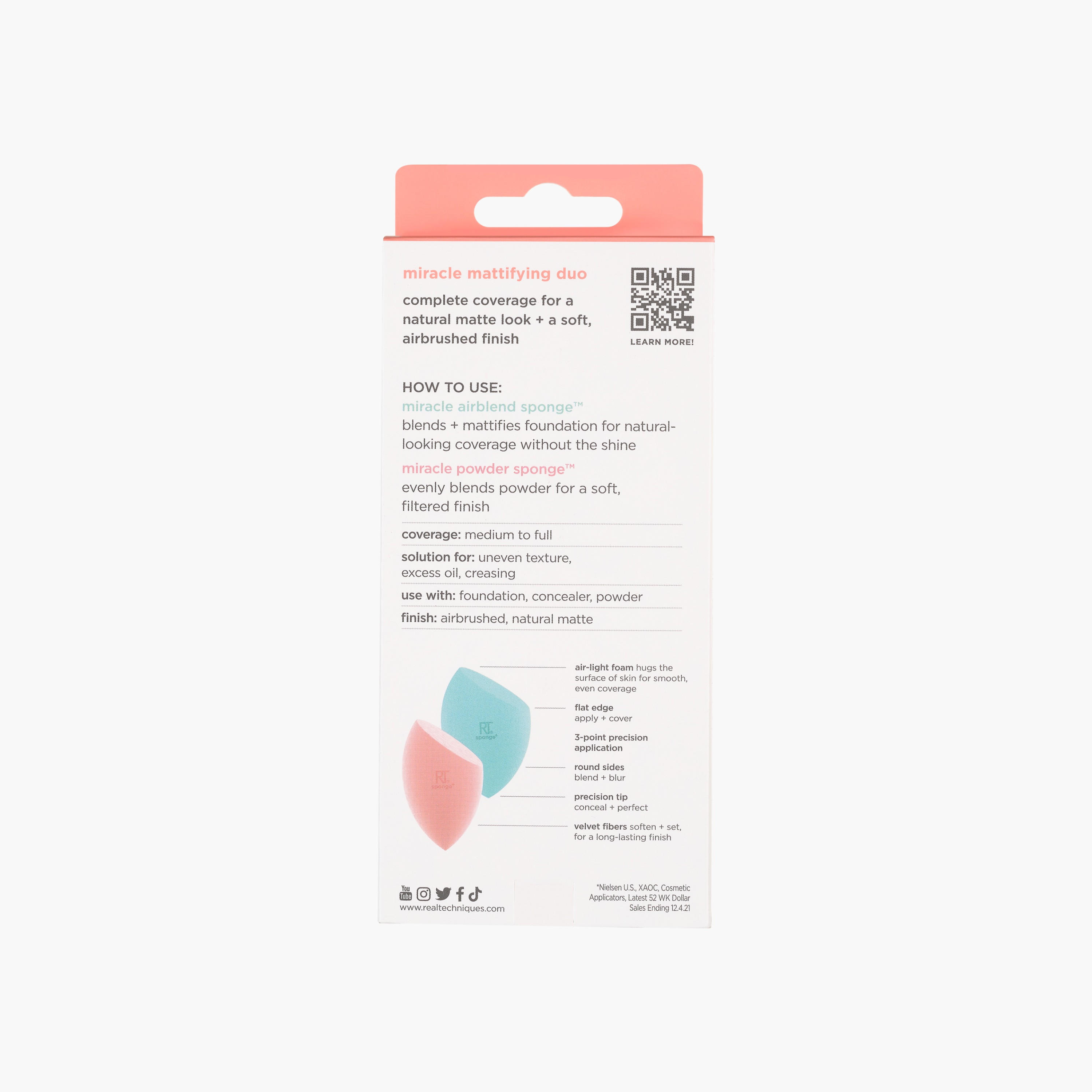 Real Techniques Mattifying Makeup Sponge Duo-beautyandpersonalcare-makeup-brushesandaccessories-sponges-image-3