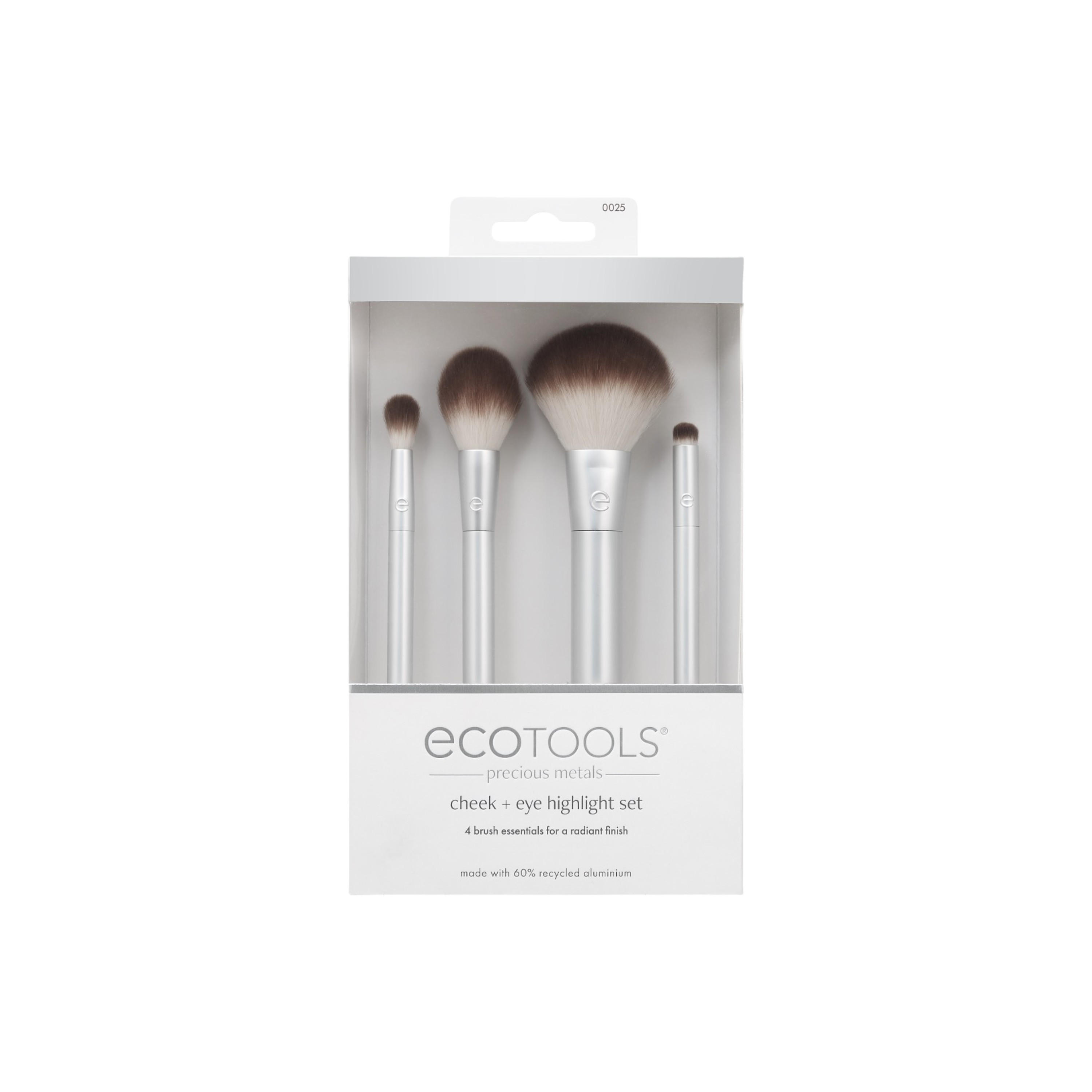 مجموعة فرش للوجه والعينين هايلايت من إيكوتولز-beautyandpersonalcare-bathandbody-toolsandaccessories-bathaccessories-image-2