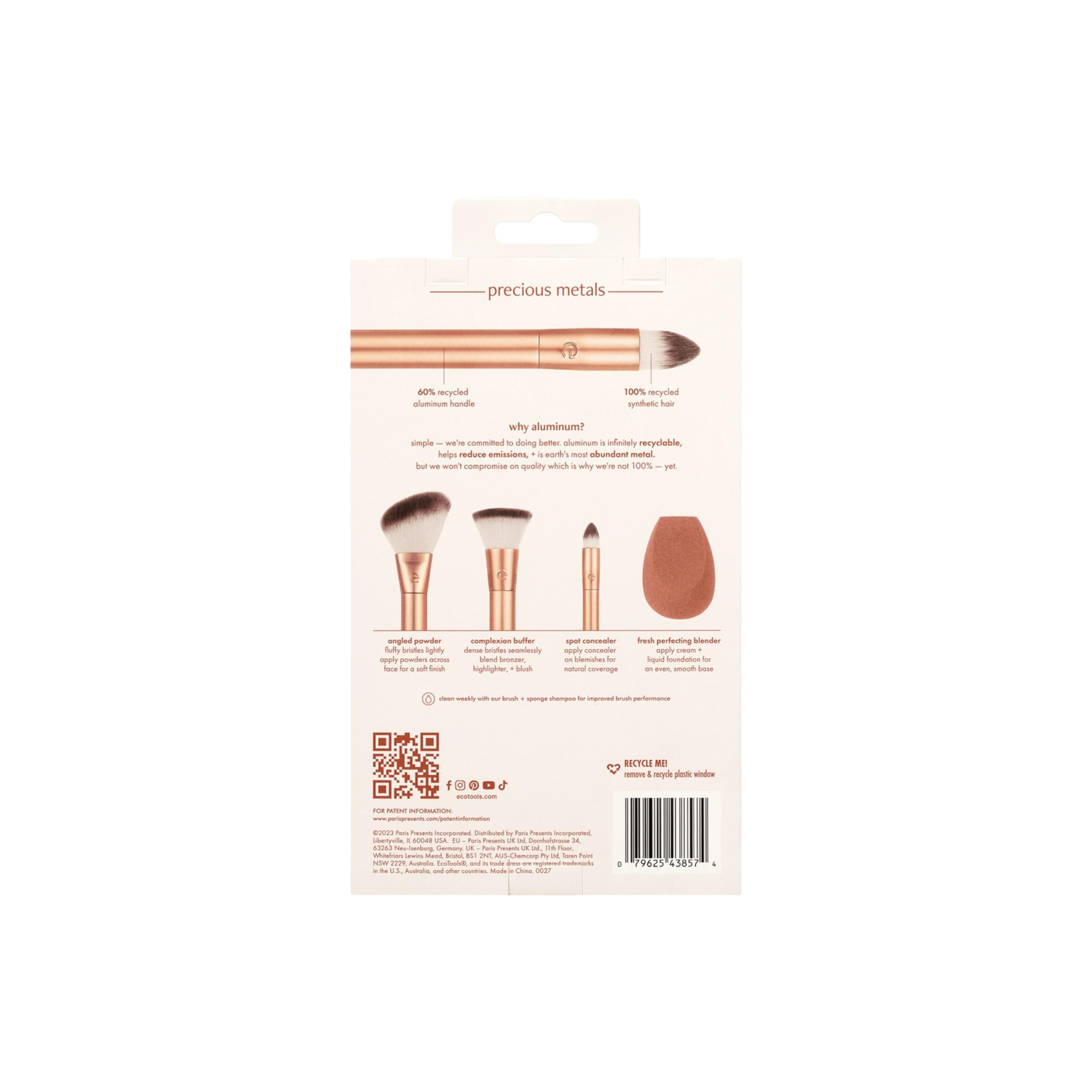 EcoTools Precious Metals Face Blend and Sculpt Set-beautyandpersonalcare-bathandbody-toolsandaccessories-bathaccessories-image-2