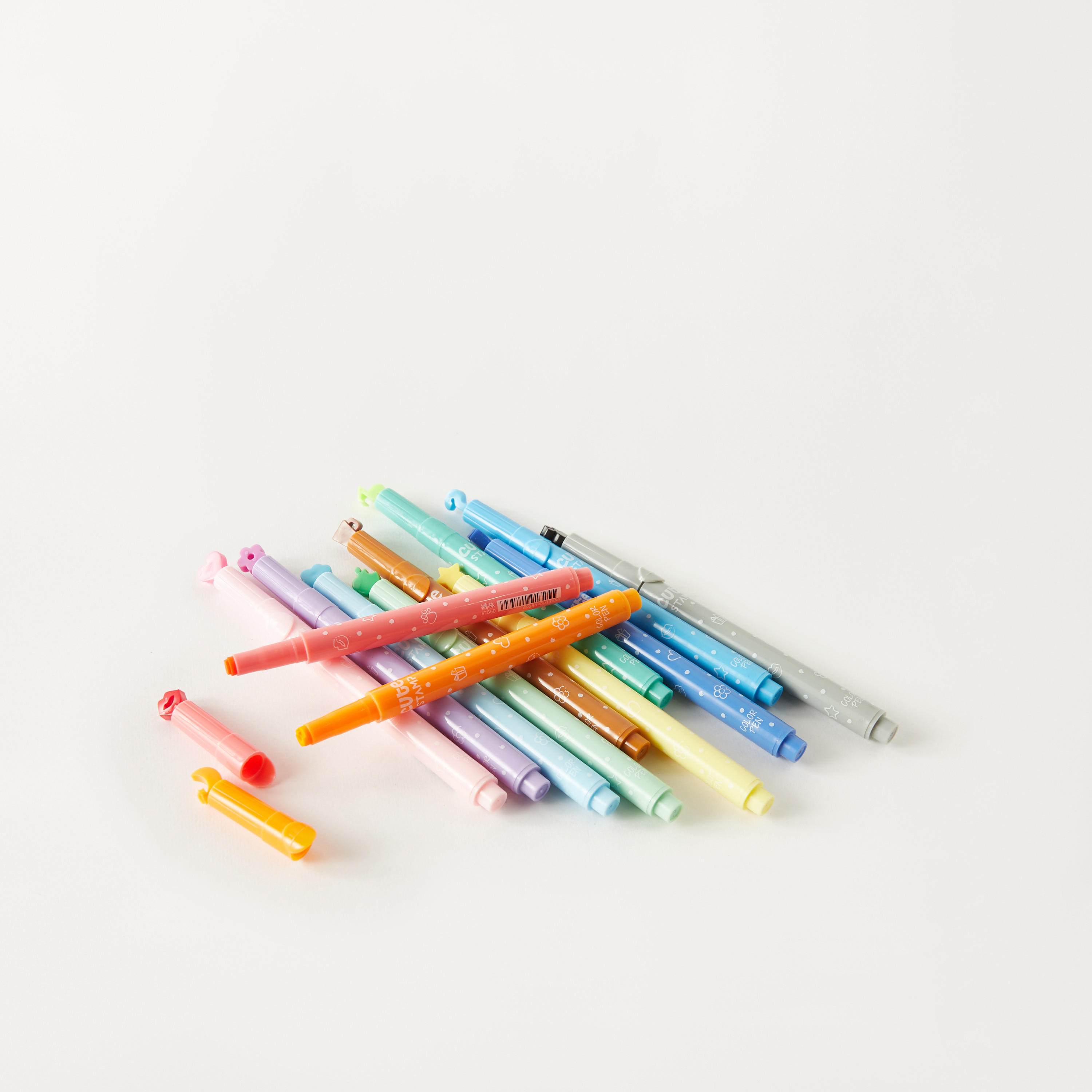 Findz 12-Piece Stamp Pen Set-school-stationery-pensandpencils-image-1