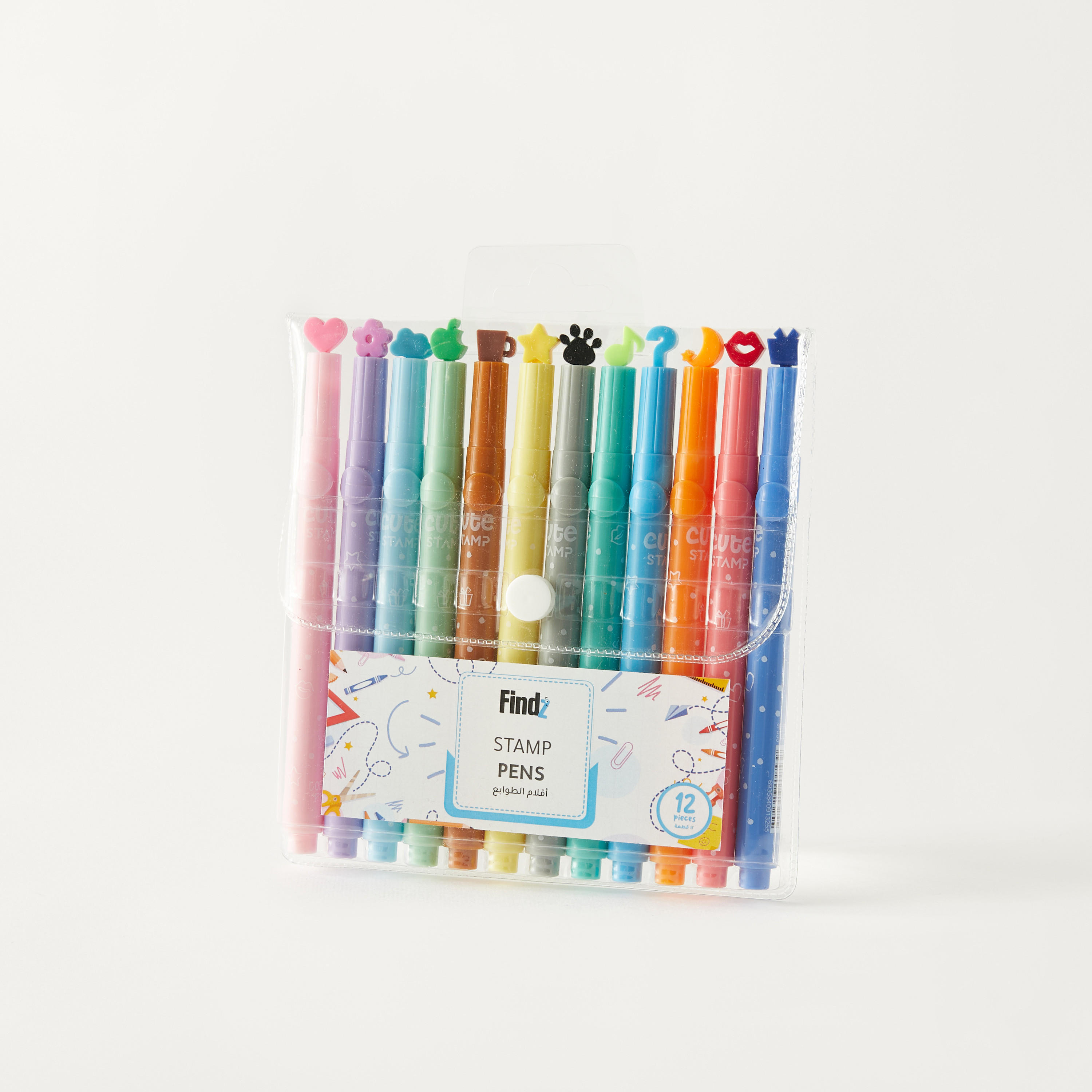 طقم أقلام ختم 12 قطعة من فايندز-school-stationery-pensandpencils-image-4