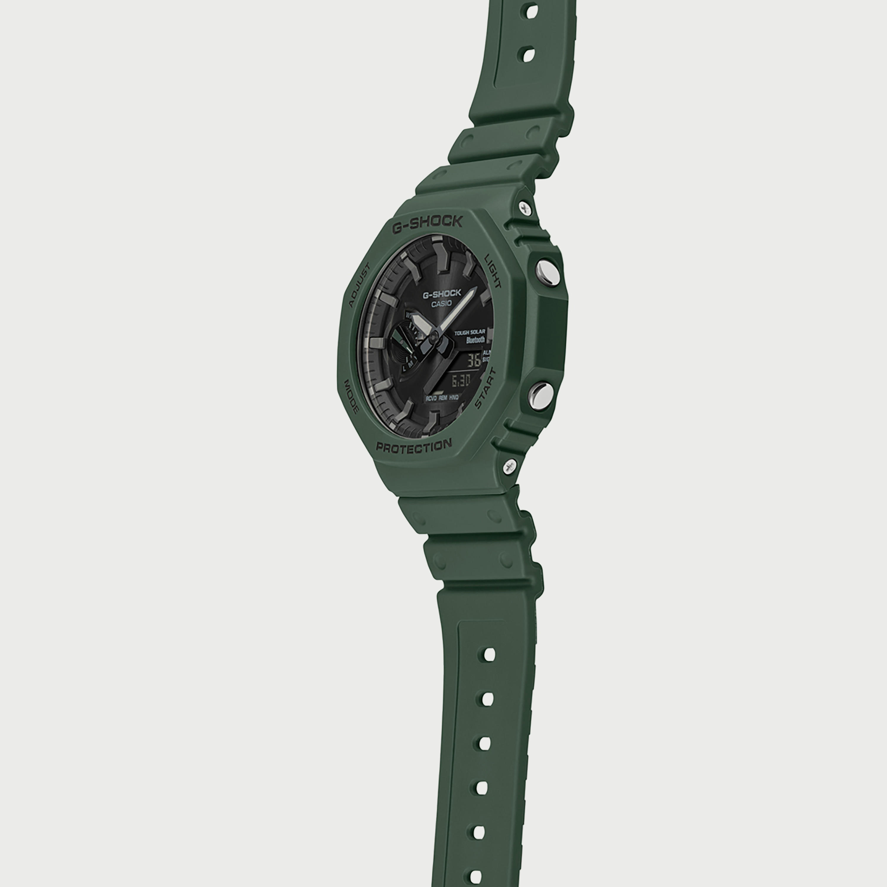 G Shock Men's Green Analog-Digital Carbon Watch GA-B2100-3ADR | 46 MM-men-watchesandjewellery-watches-image-2