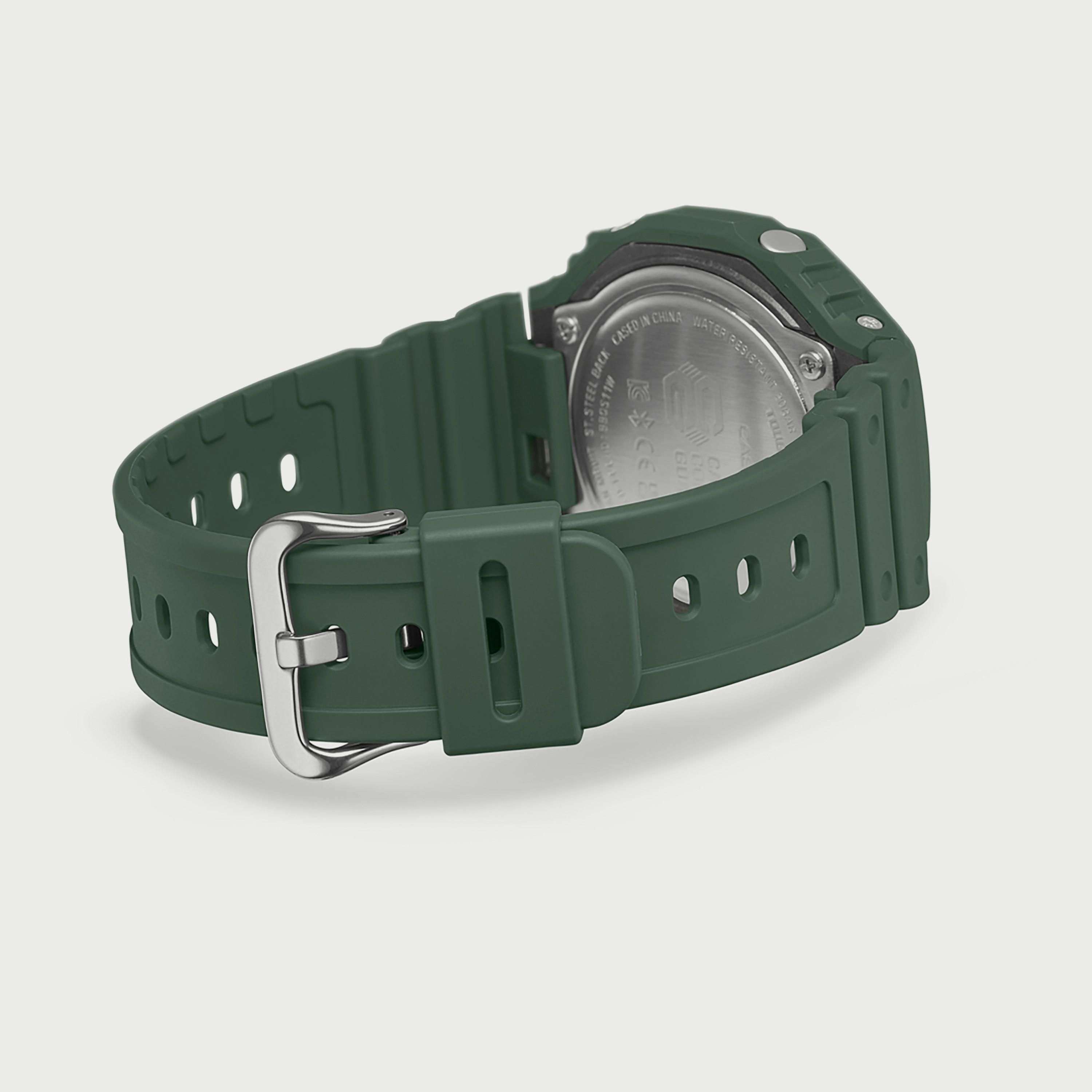 G Shock Men's Green Analog-Digital Carbon Watch GA-B2100-3ADR | 46 MM-men-watchesandjewellery-watches-image-3