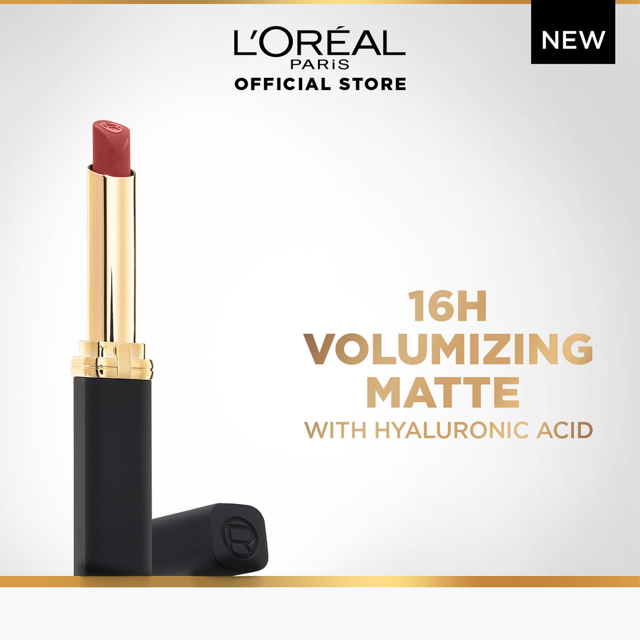 أحمر شفاه مطفي كالر ريتشي إنتينس فوليوم من لوريال باريس-beautyandpersonalcare-makeup-lips-lipsticks-image-2