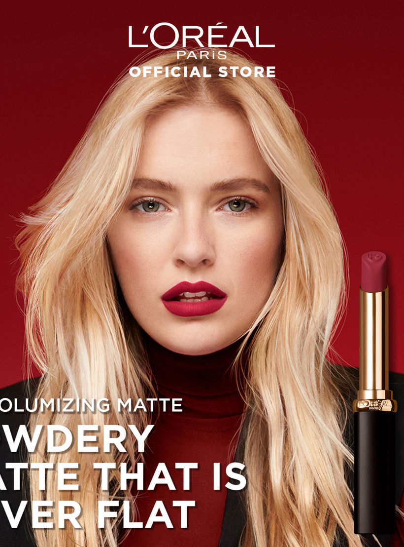 أحمر شفاه مطفي كالر ريتشي إنتينس فوليوم من لوريال باريس-beautyandpersonalcare-makeup-lips-lipsticks-image-5