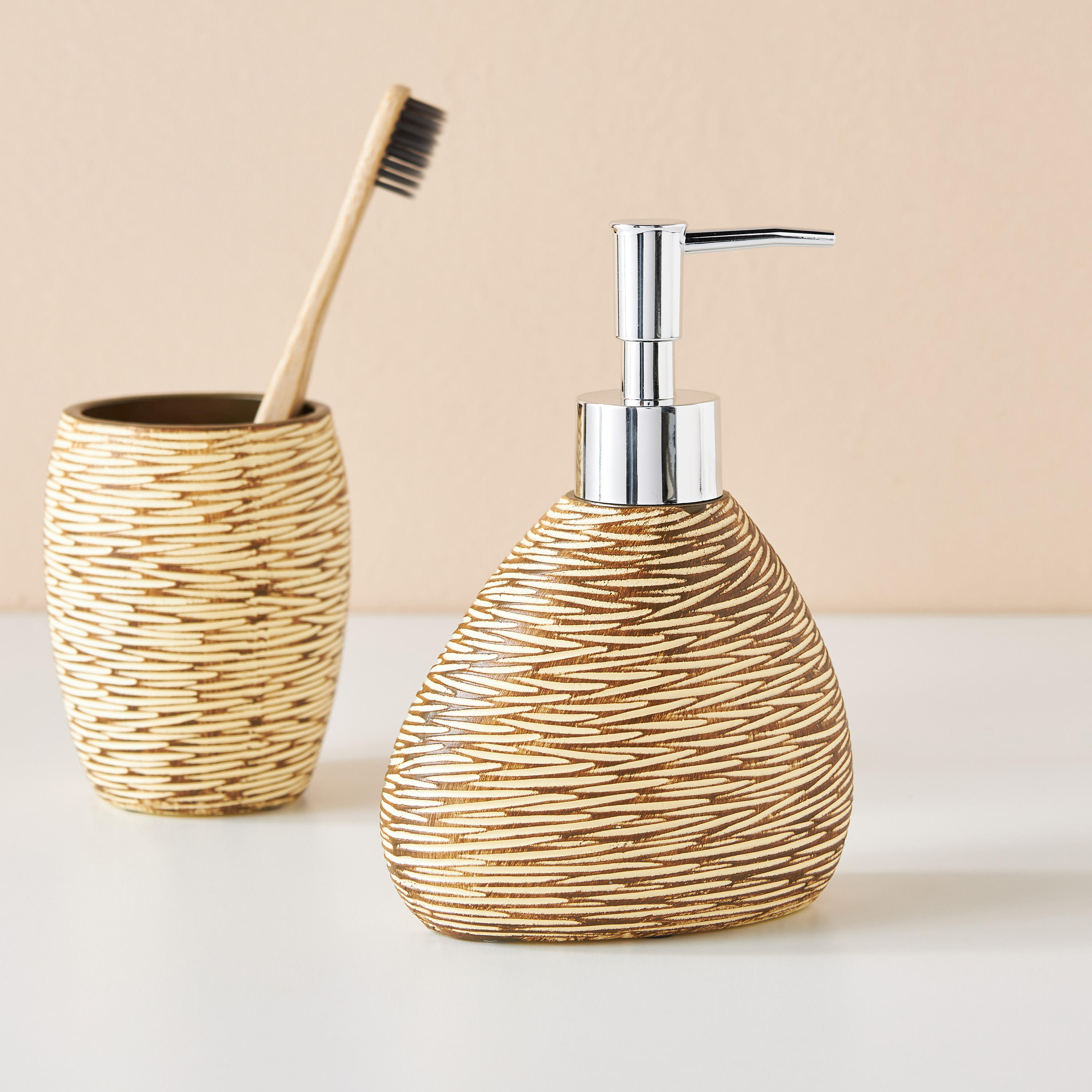 Abstract Lotion Dispenser-household-bathandlaundry-bathaccessories-soapdishesanddispensers-image-1