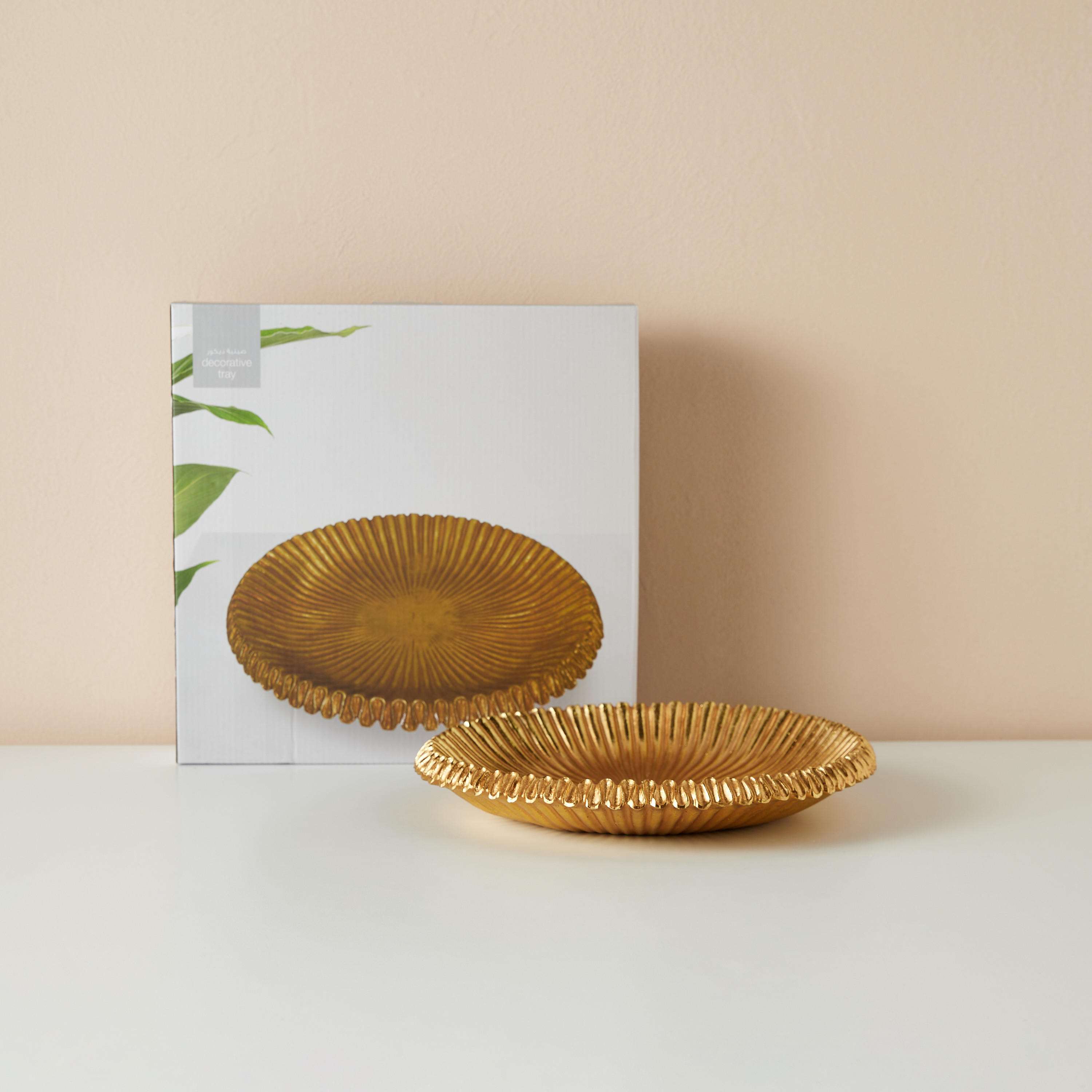Round Decorative Tray - 30x30 cm-household-dining-serveware-servingtrays-image-6