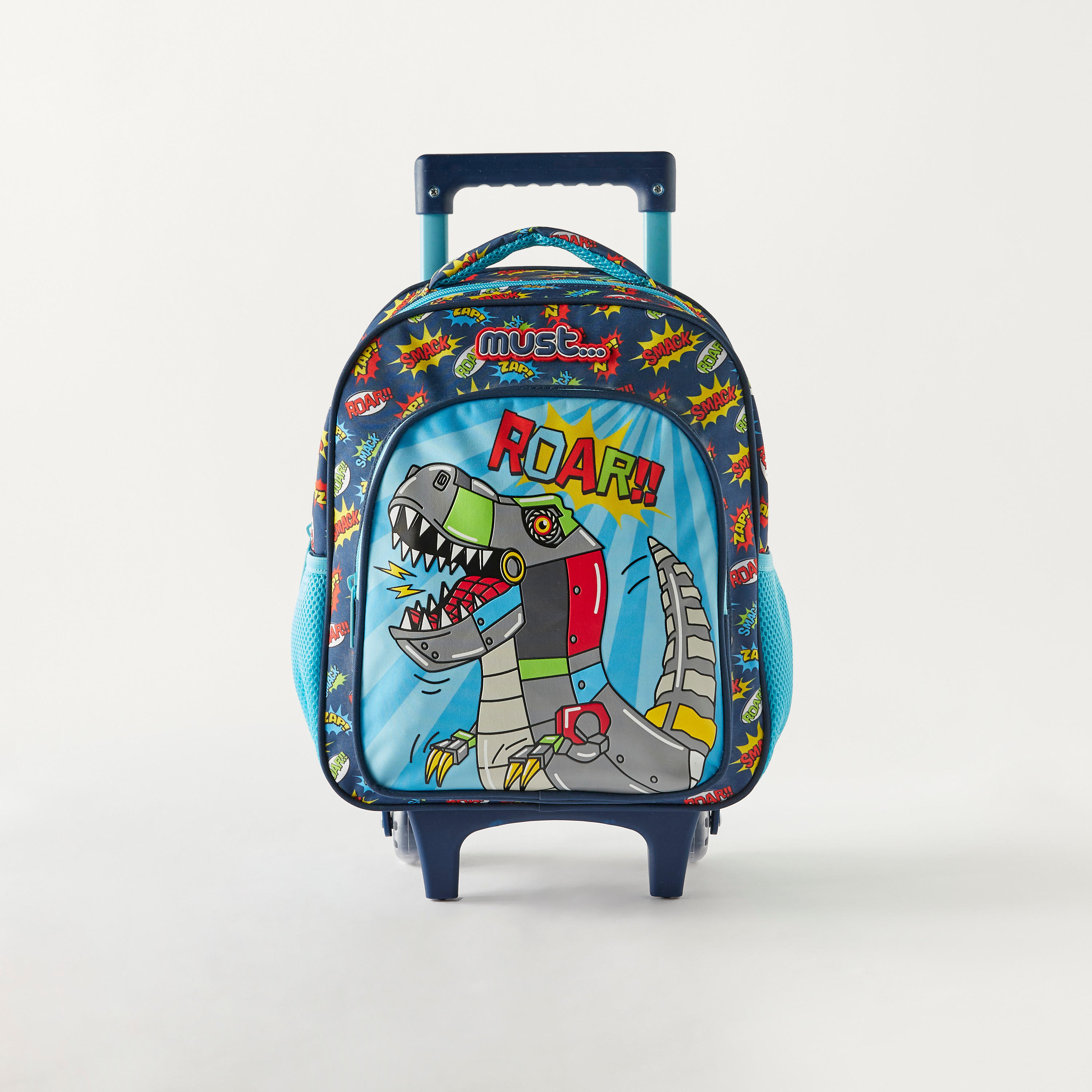 Must 3-Piece Dinosaur Graphic Print 12-inch Trolley Backpack Set - 2-Year Warranty-school-bagsandbackpacks-sets-image-2
