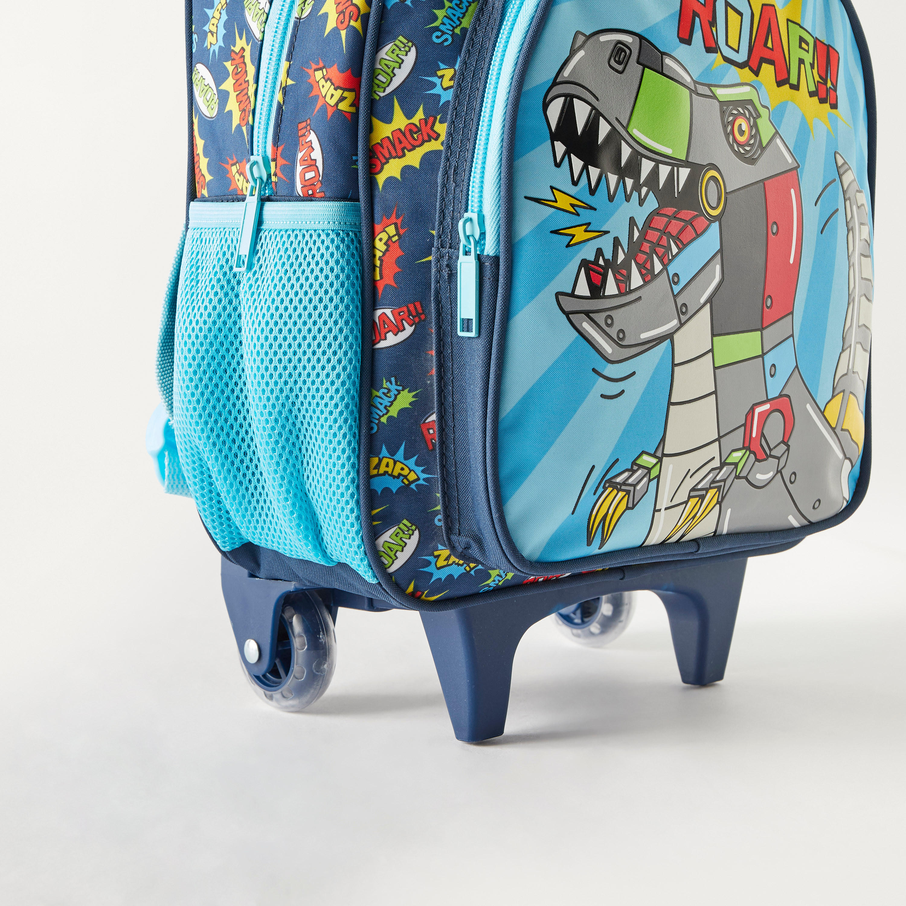 Must 3-Piece Dinosaur Graphic Print 12-inch Trolley Backpack Set - 2-Year Warranty-school-bagsandbackpacks-sets-image-5