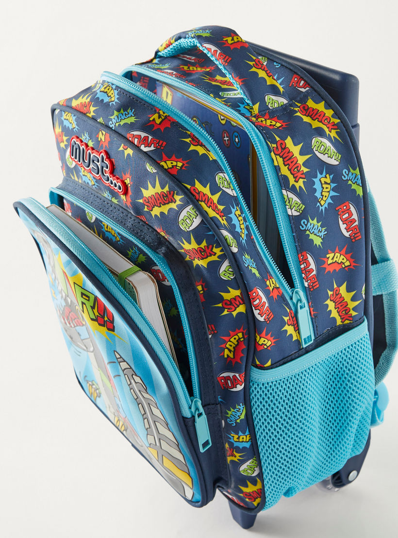 Must 3-Piece Dinosaur Graphic Print 12-inch Trolley Backpack Set - 2-Year Warranty-school-bagsandbackpacks-sets-image-8
