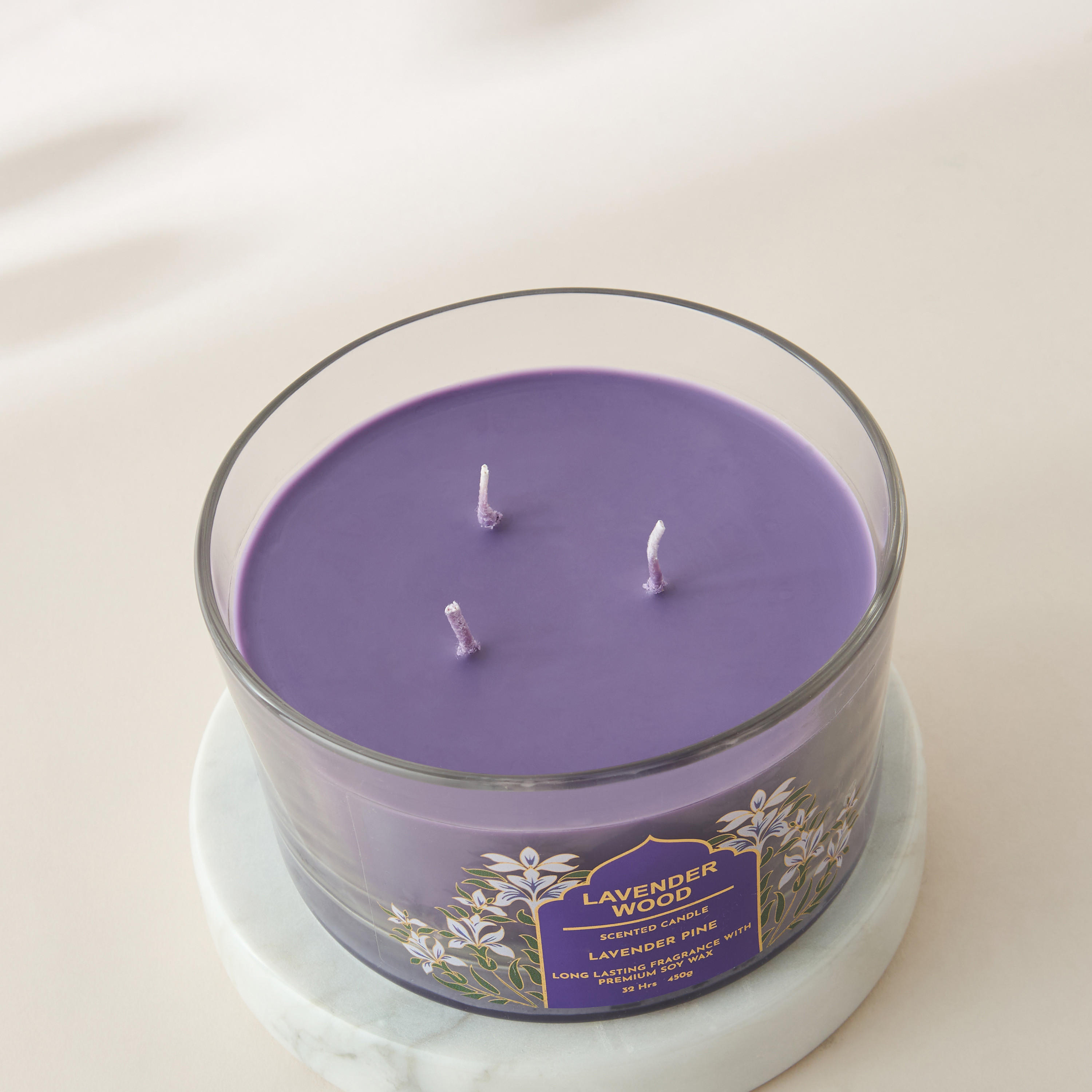 جرة شمع 3 فتلات فريش كوتون من سينت.د - 450 جرام-household-homefragrance-candles-image-3