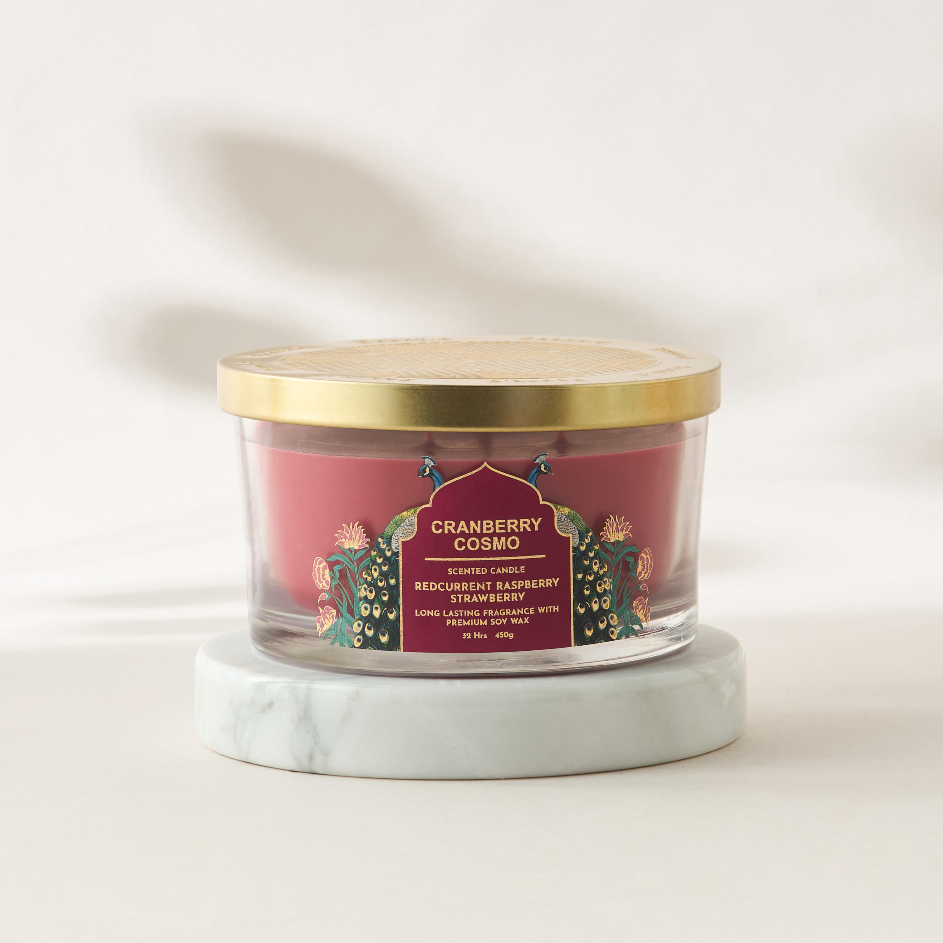 Scent.d Fresh Cotton 3-Wick Jar Candle - 450 gms-household-homefragrance-candles-image-2
