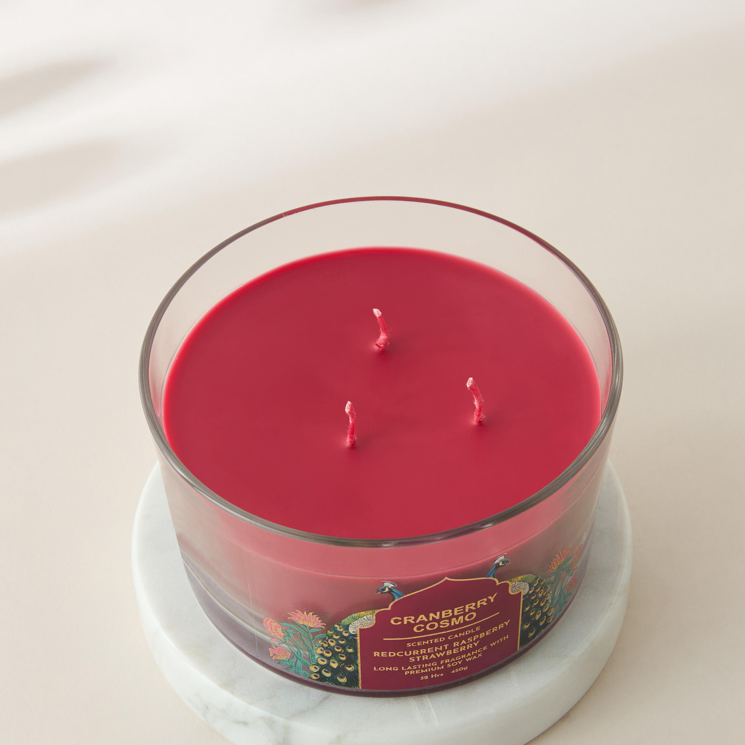 Scent.d Fresh Cotton 3-Wick Jar Candle - 450 gms-household-homefragrance-candles-image-3