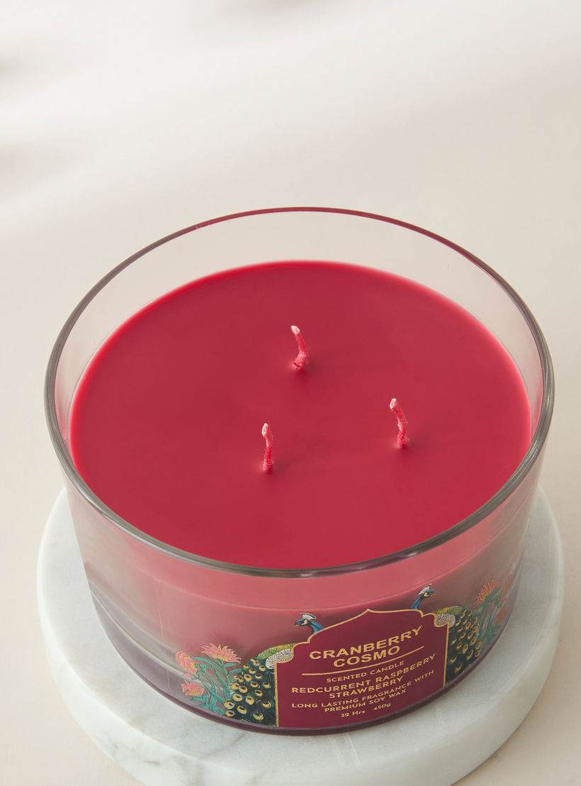 Scent.d Fresh Cotton 3-Wick Jar Candle - 450 gms-household-homefragrance-candles-image-3