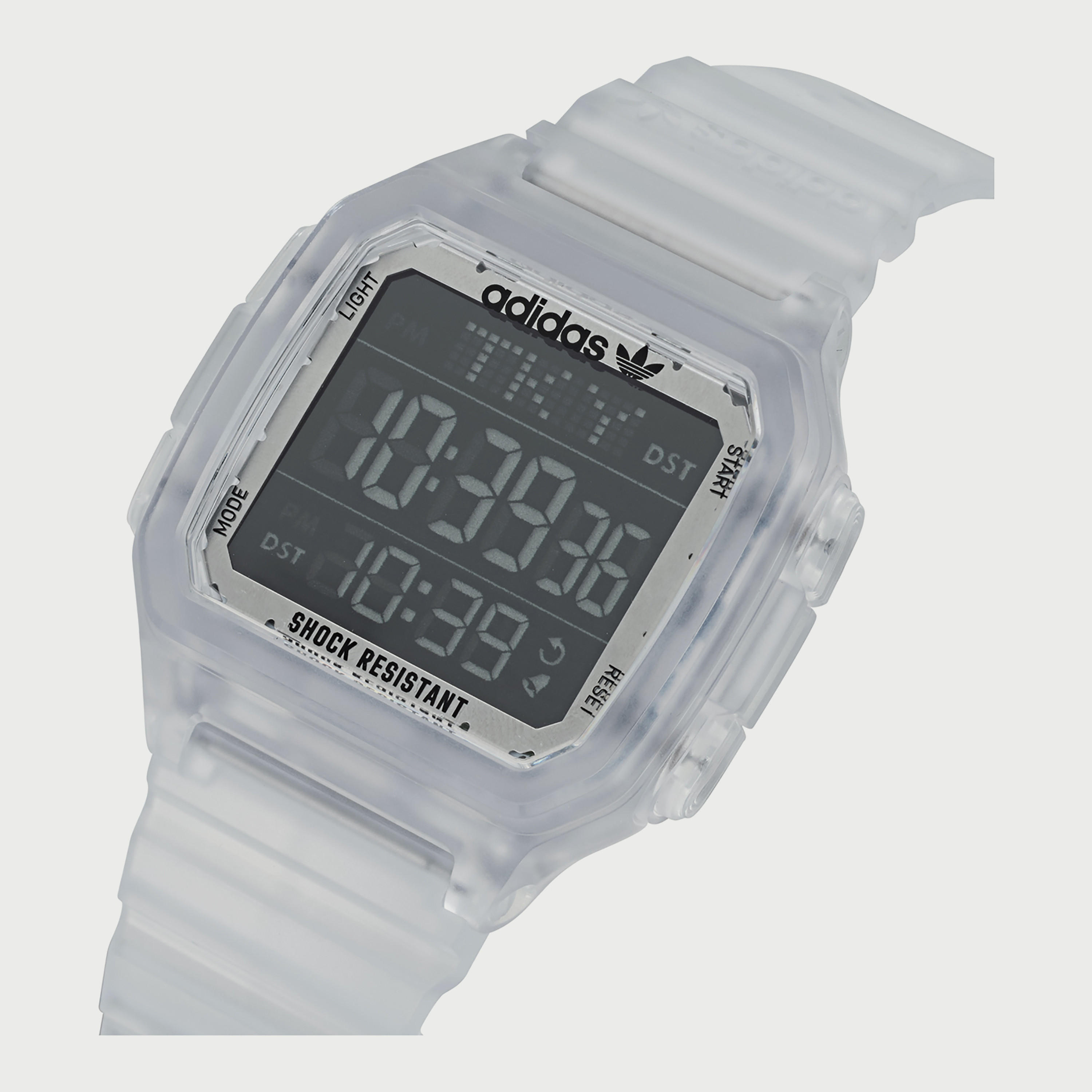 Adidas Men's White Digital Silicone Strap Watch - AOST22049 | 47 MM-men-watchesandjewellery-watches-image-4
