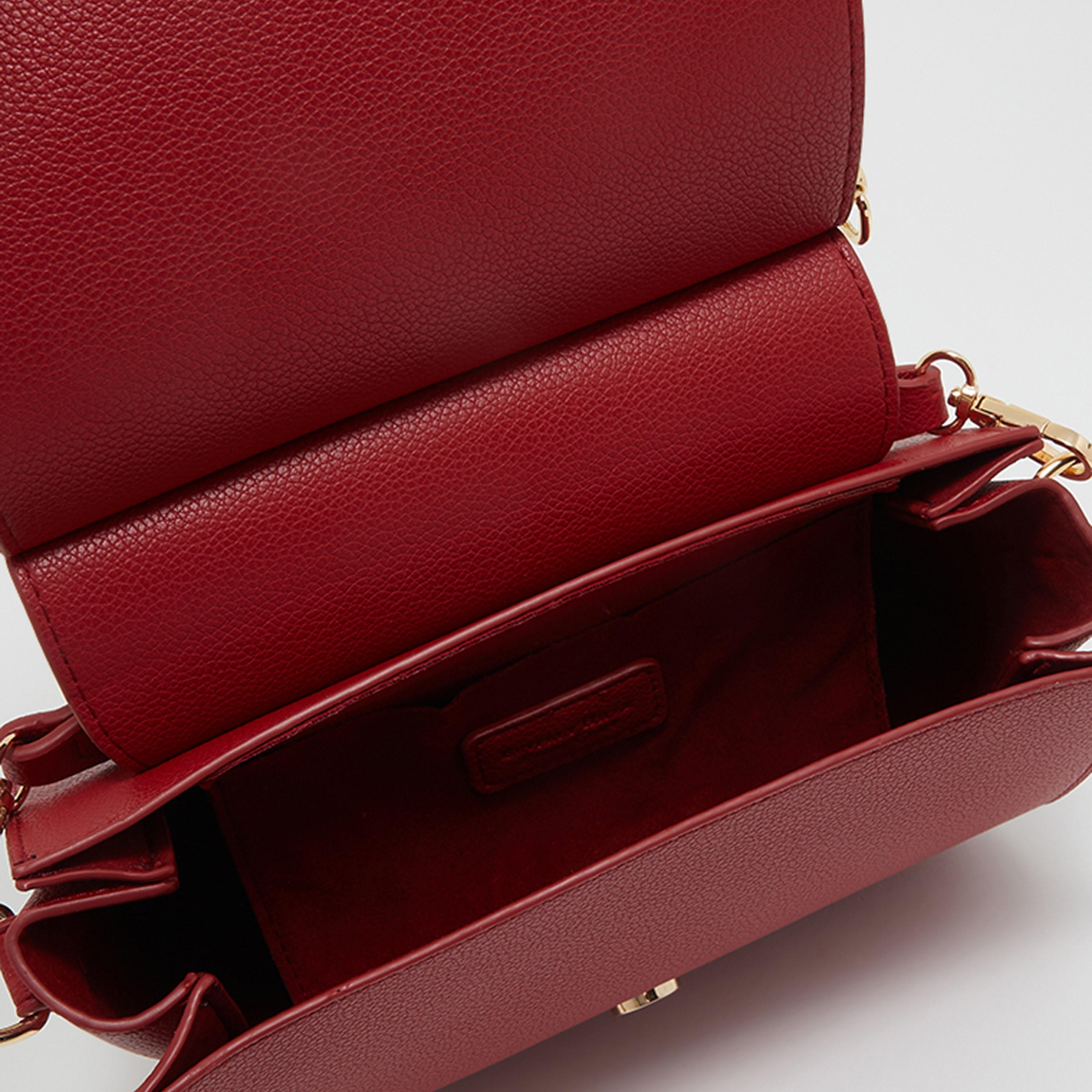 حقيبة بيفرلي هيلز بولو كلوب منسوجة مع إغلاق مغناطيسي وحزام باللون الأزرق الداكن-women-bagsandwallets-handbags-image-12