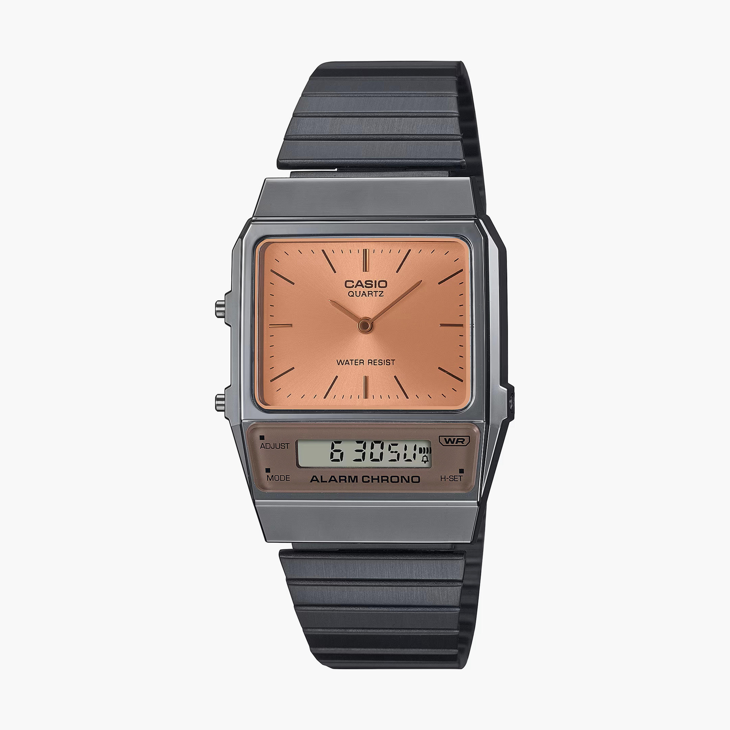 Casio Unisex Grey Analog-Digital Stainless Steel Strap Watch - AQ-800ECGG-4ADF-women-watchesandjewellery-watches-image-1