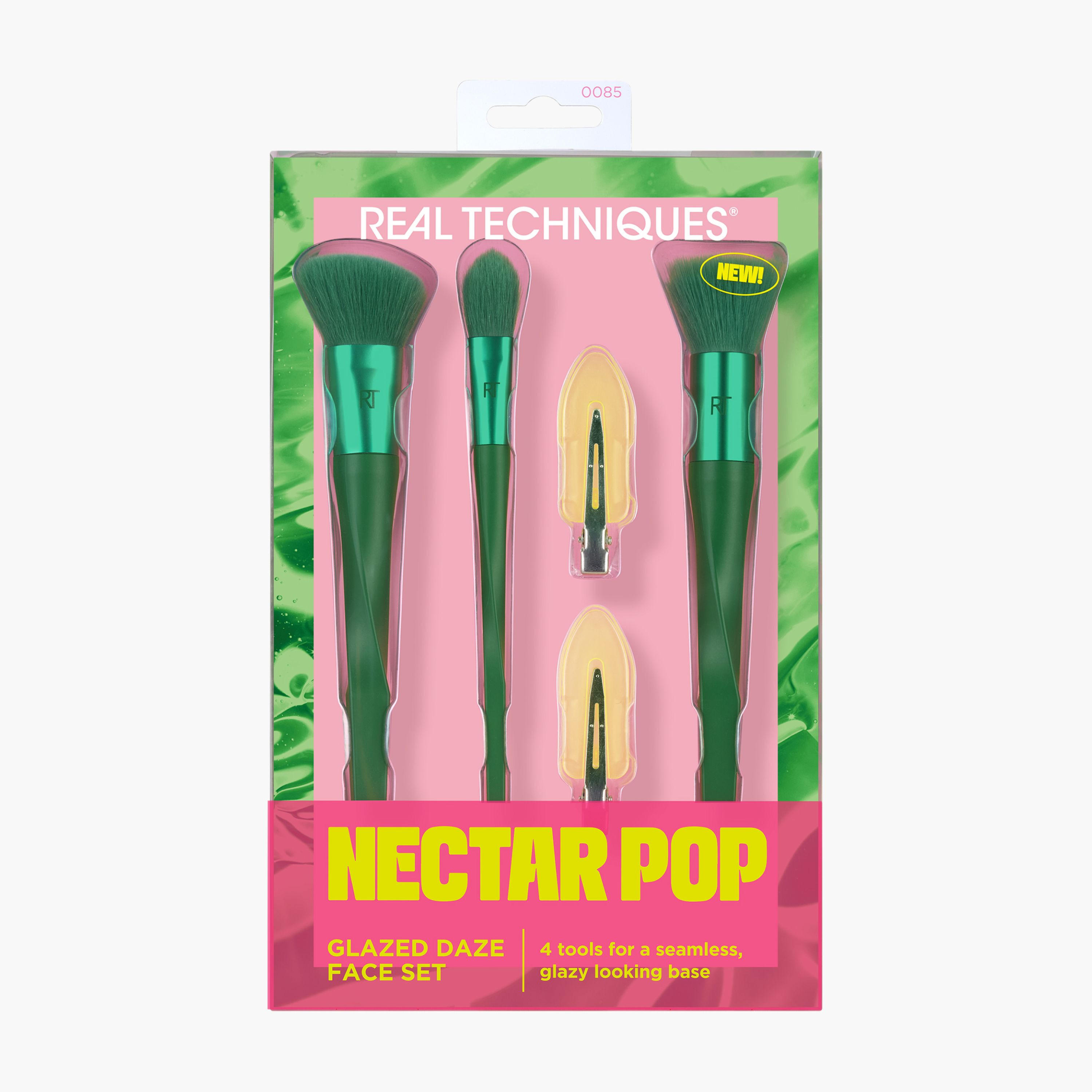 Real Techniques 4-Piece Glazed Face Brush Set-beautyandpersonalcare-makeup-brushesandaccessories-brushes-image-1