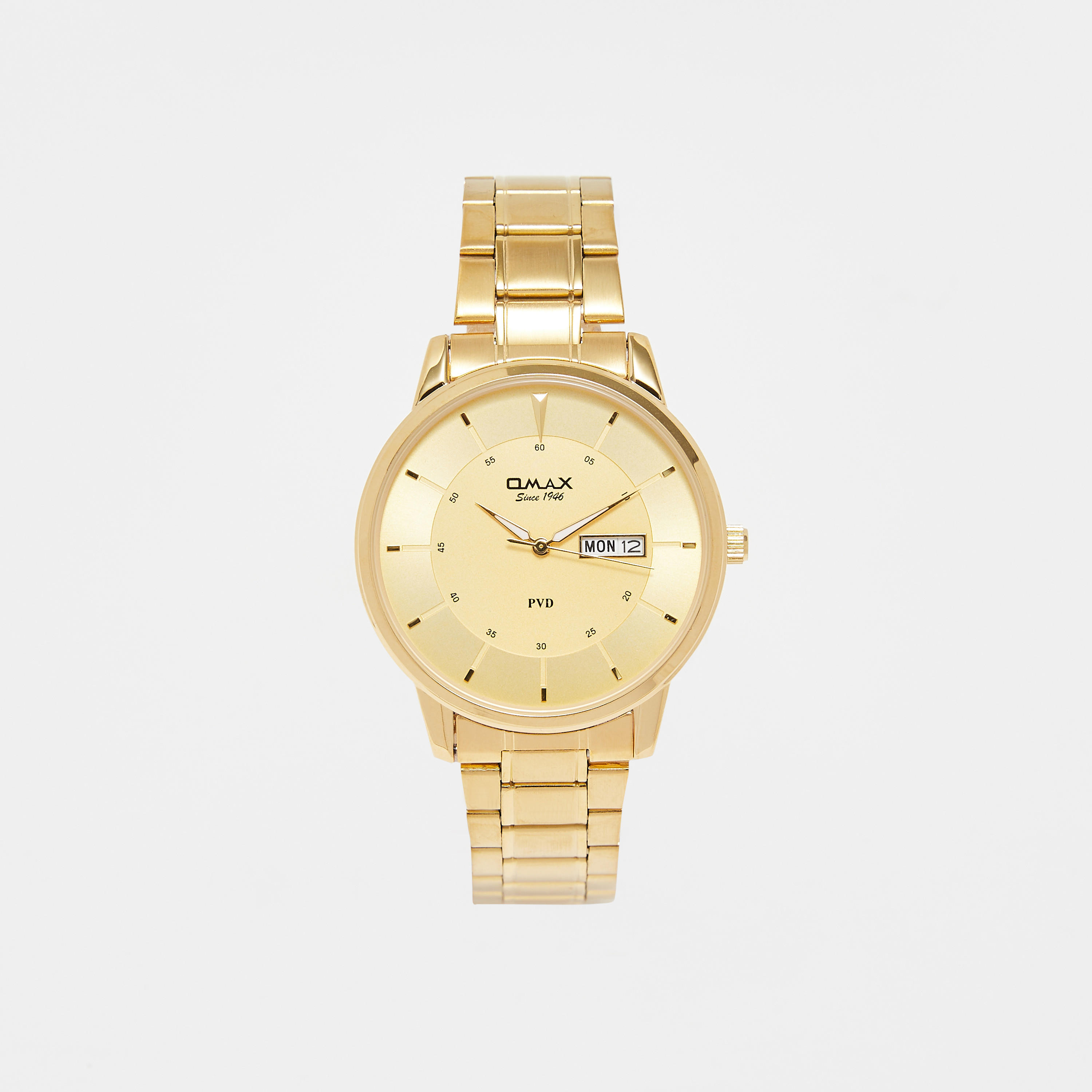 ساعة يد تناظرية ذهبية وردية للرجال من أوماكس-men-watchesandjewellery-watches-image-5