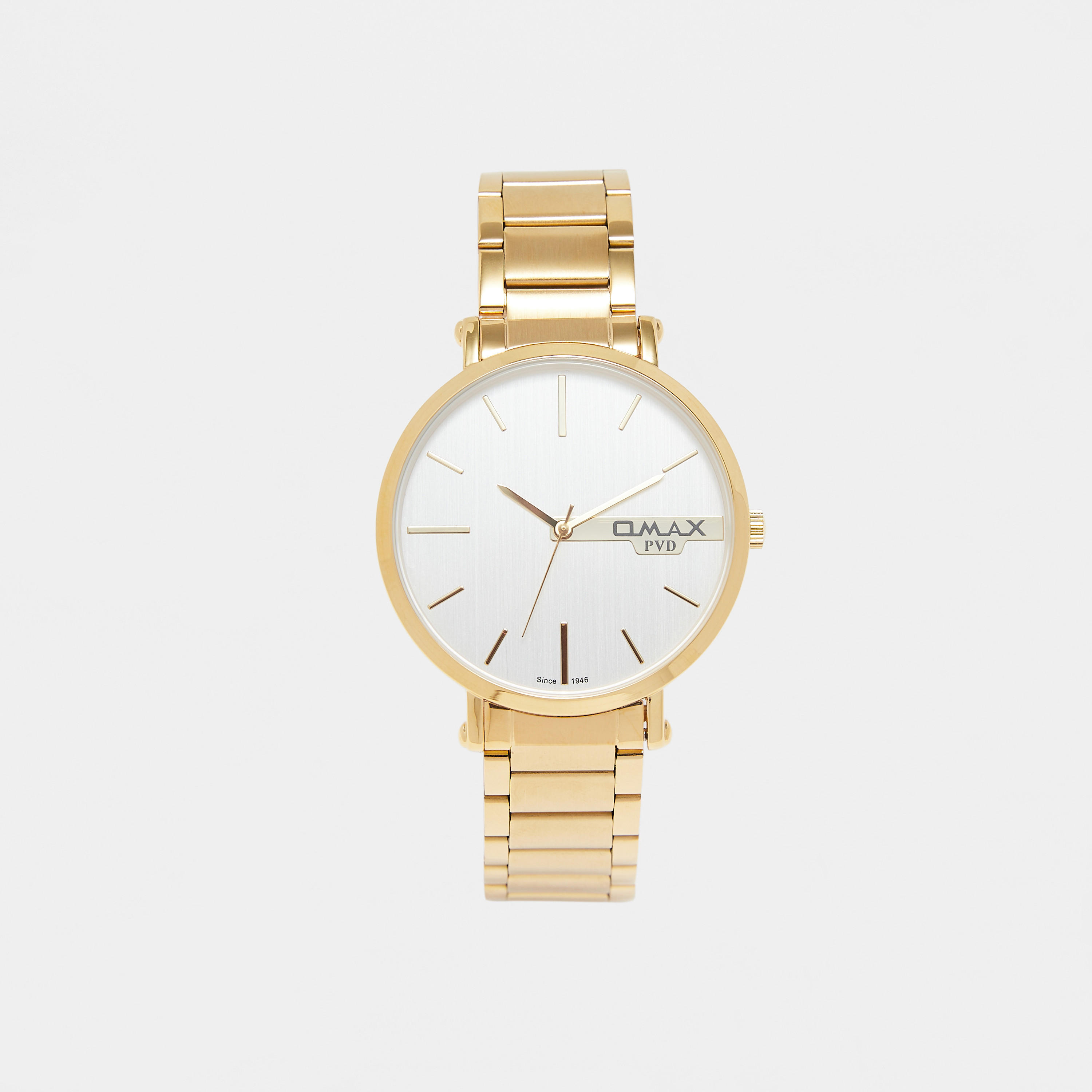 ساعة يد تناظرية ذهبية للرجال من أوماكس-men-watchesandjewellery-watches-image-1