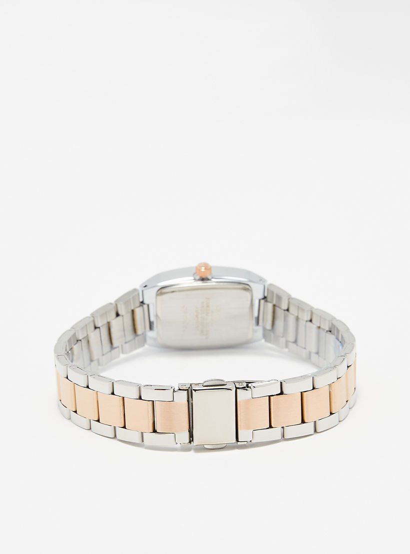 ساعة يد تناظرية فضية وذهبية للنساء من أوماكس-women-watchesandjewellery-watches-image-3