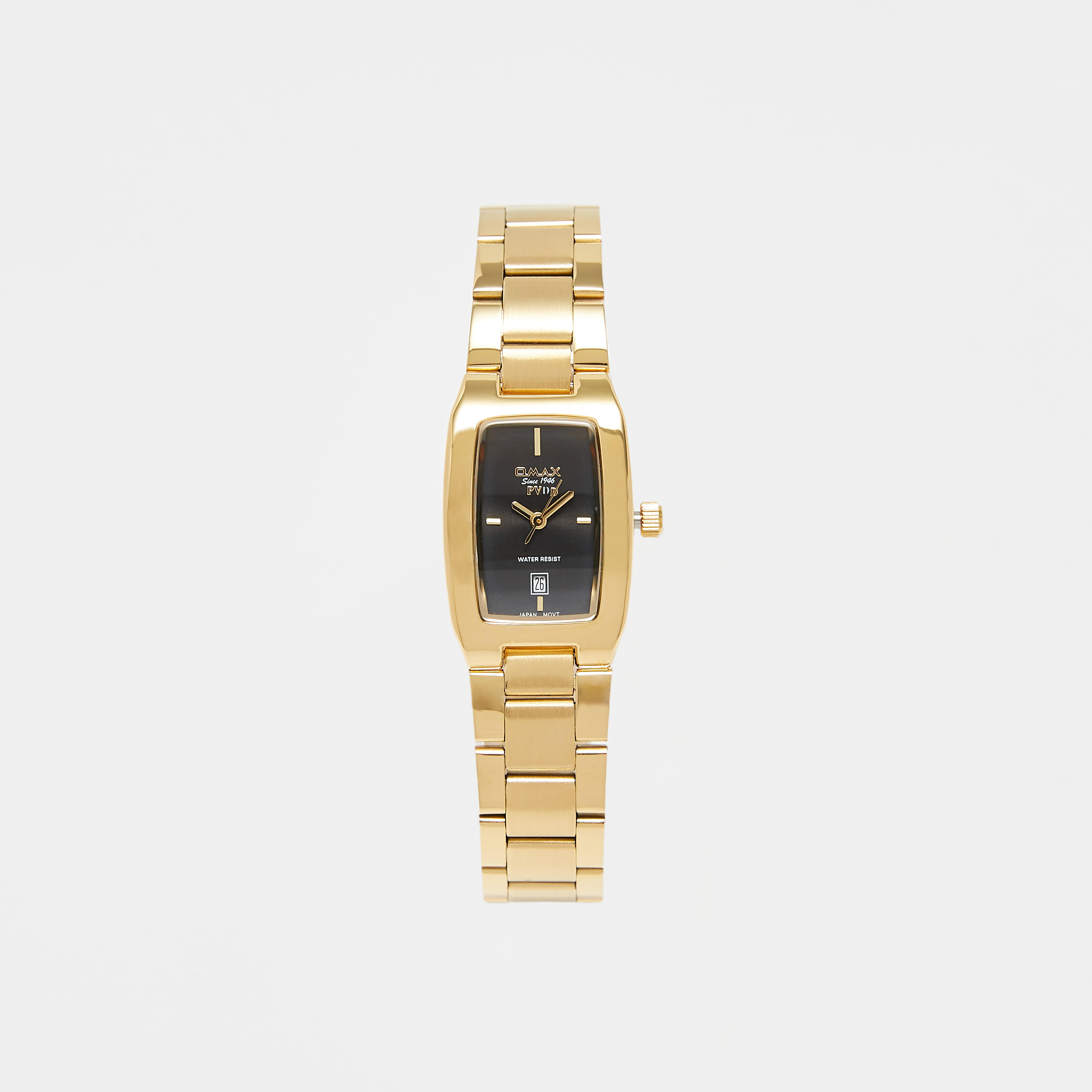  00DFS001U004 - ساعة انالوج من اوماكس للرجال بمينا أزرق غامق مع سوار فضي وأزرق -women-watchesandjewellery-watches-image-1