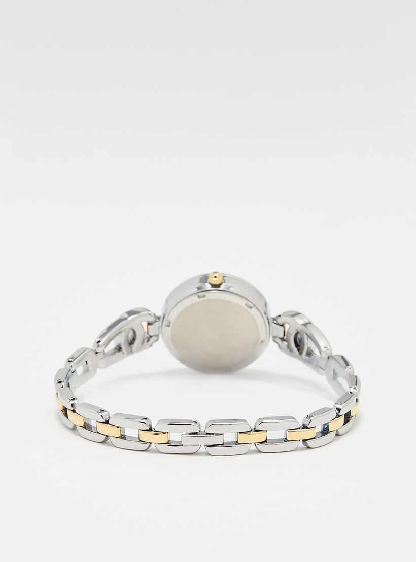 Omax Women's Silver and Gold Analog Wrist Watch-women-watchesandjewellery-watches-image-3