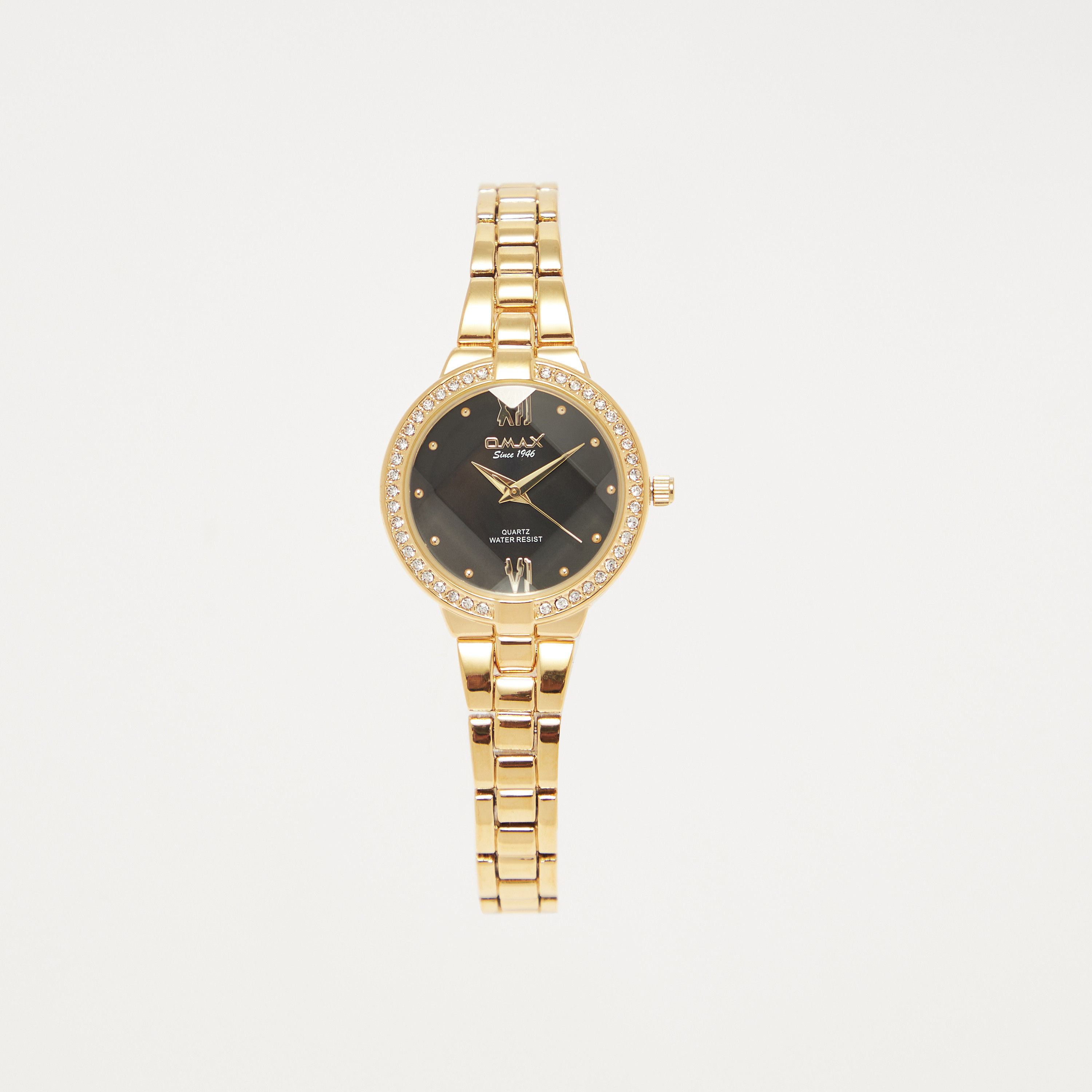 ساعة يد تناظريّة ذهبية للنساء من أوماكس-women-watchesandjewellery-watches-image-1