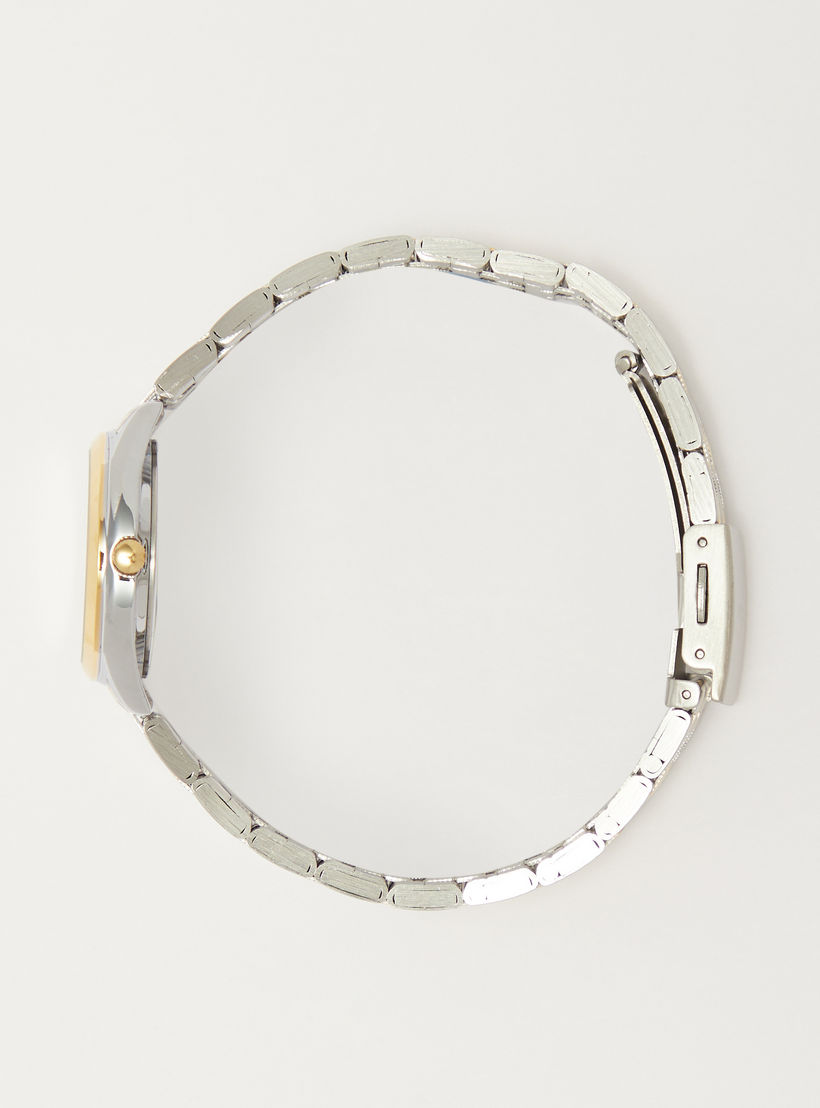 Omax Women's Silver and Gold Analog Wrist Watch-women-watchesandjewellery-watches-image-2