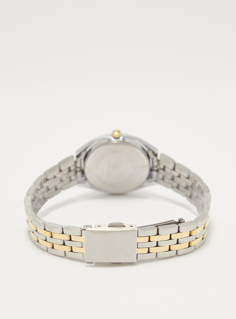 Omax Women's Silver and Gold Analog Wrist Watch-women-watchesandjewellery-watches-image-3