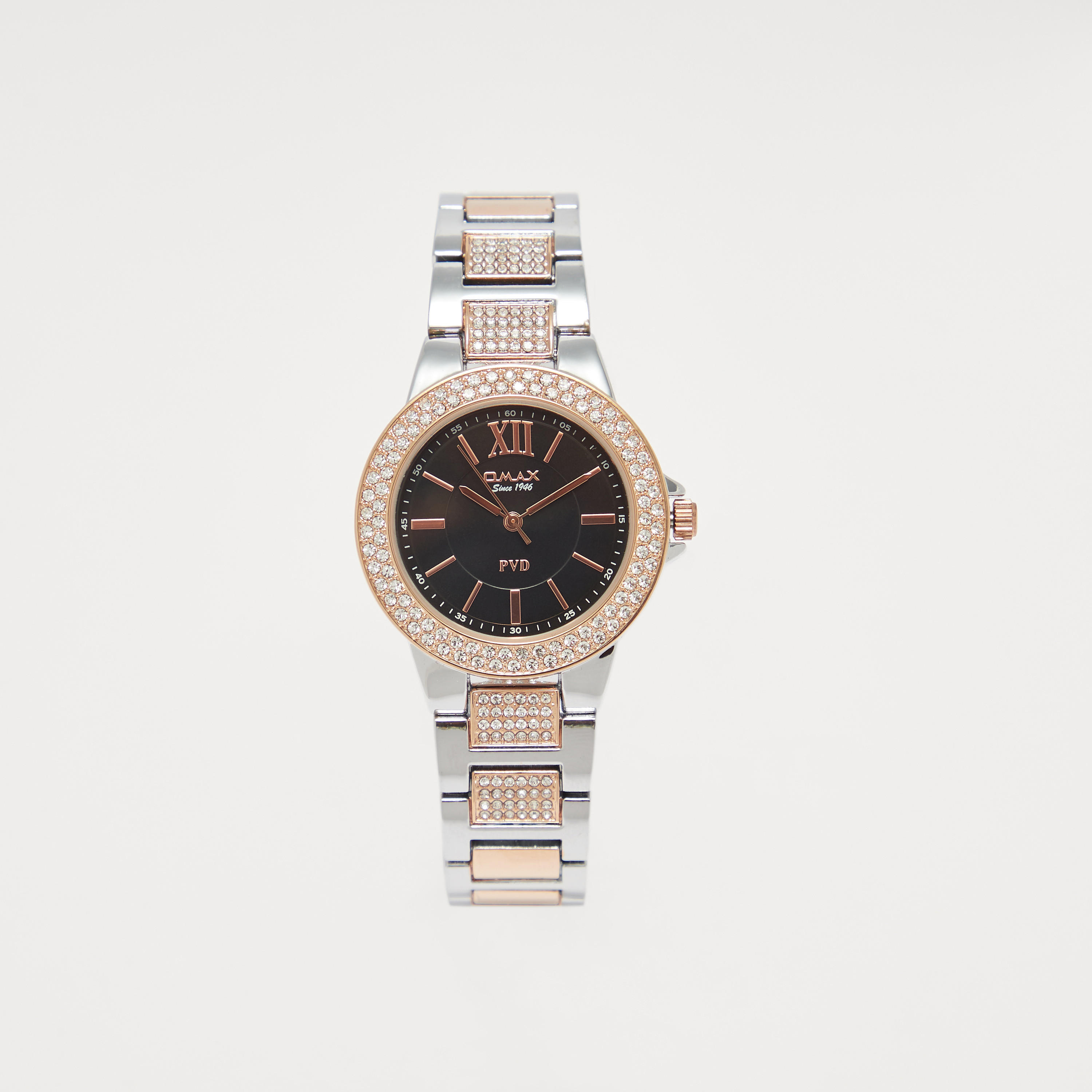 Omax Women's Silver and Gold Analog Wrist Watch-women-watchesandjewellery-watches-image-1