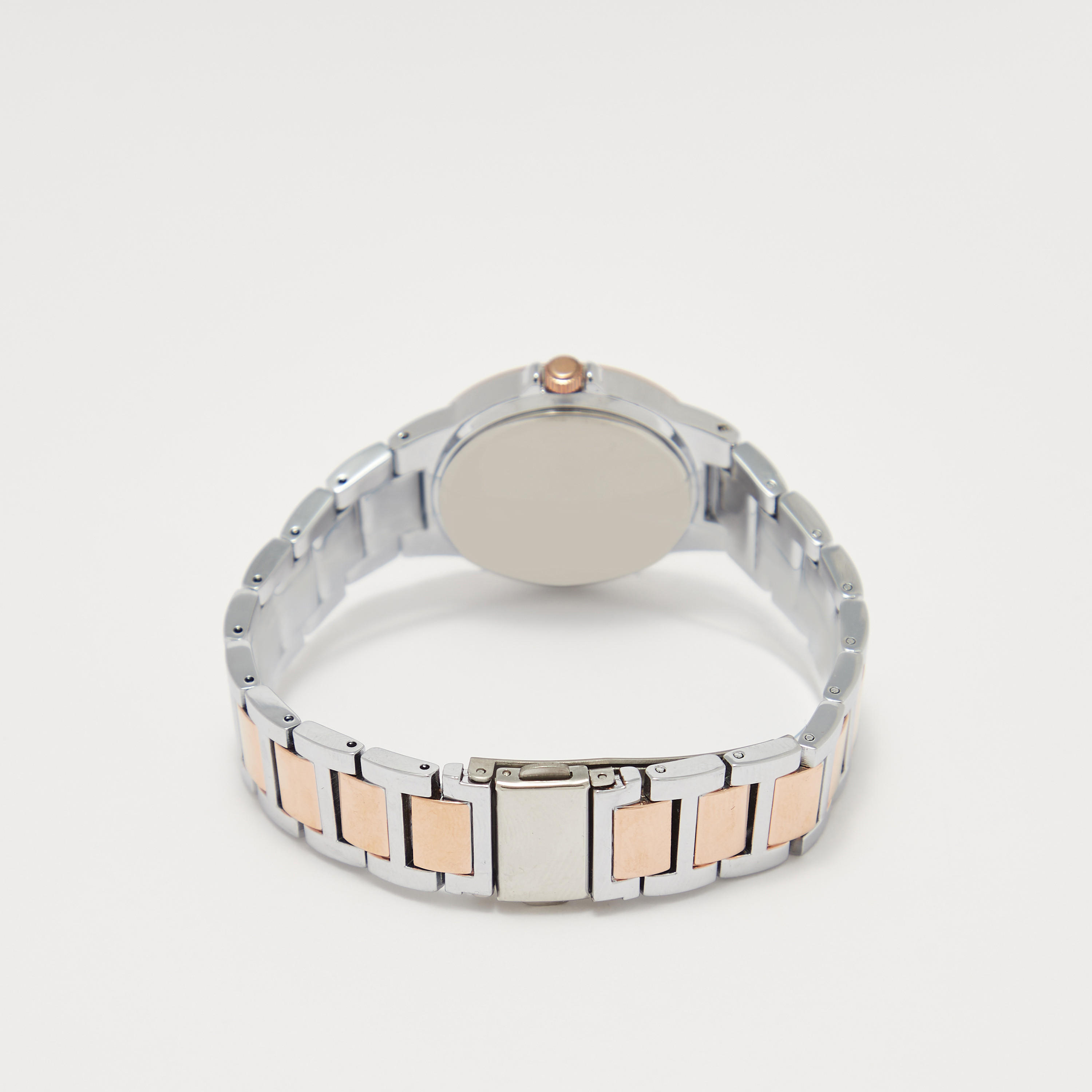 ساعة يد تناظرية فضية وذهبية للنساء من أوماكس-women-watchesandjewellery-watches-image-3